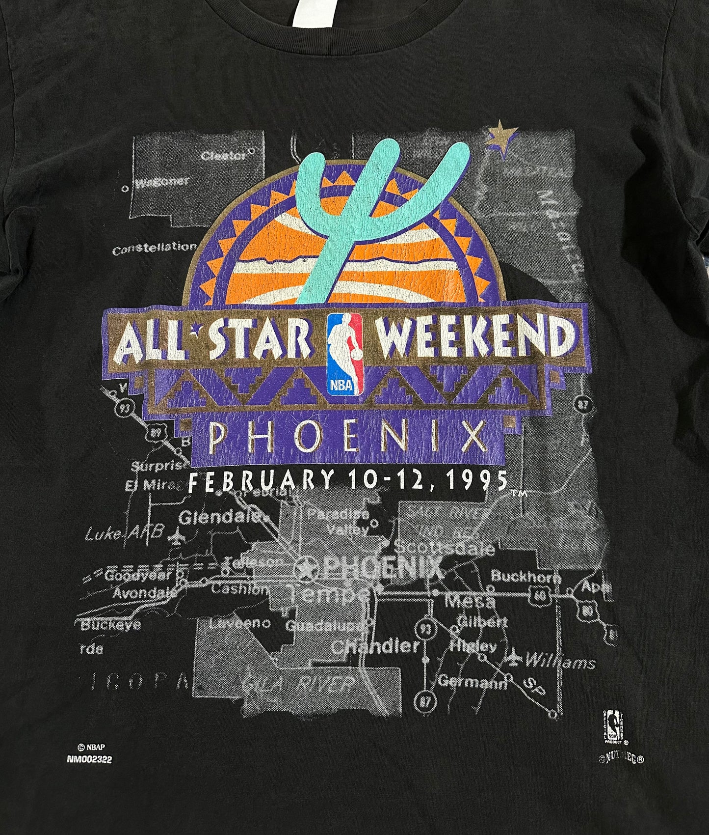 Vintage Nutmeg 1995 All Star Weekend Phoenix T-Shirt