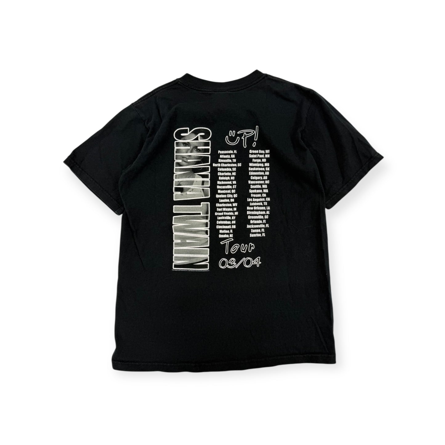 Vintage Mid 2000s Shania Twain T-shirt Size Small