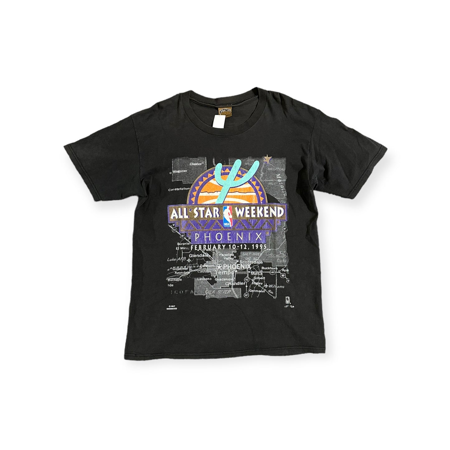 Vintage Nutmeg 1995 All Star Weekend Phoenix T-Shirt