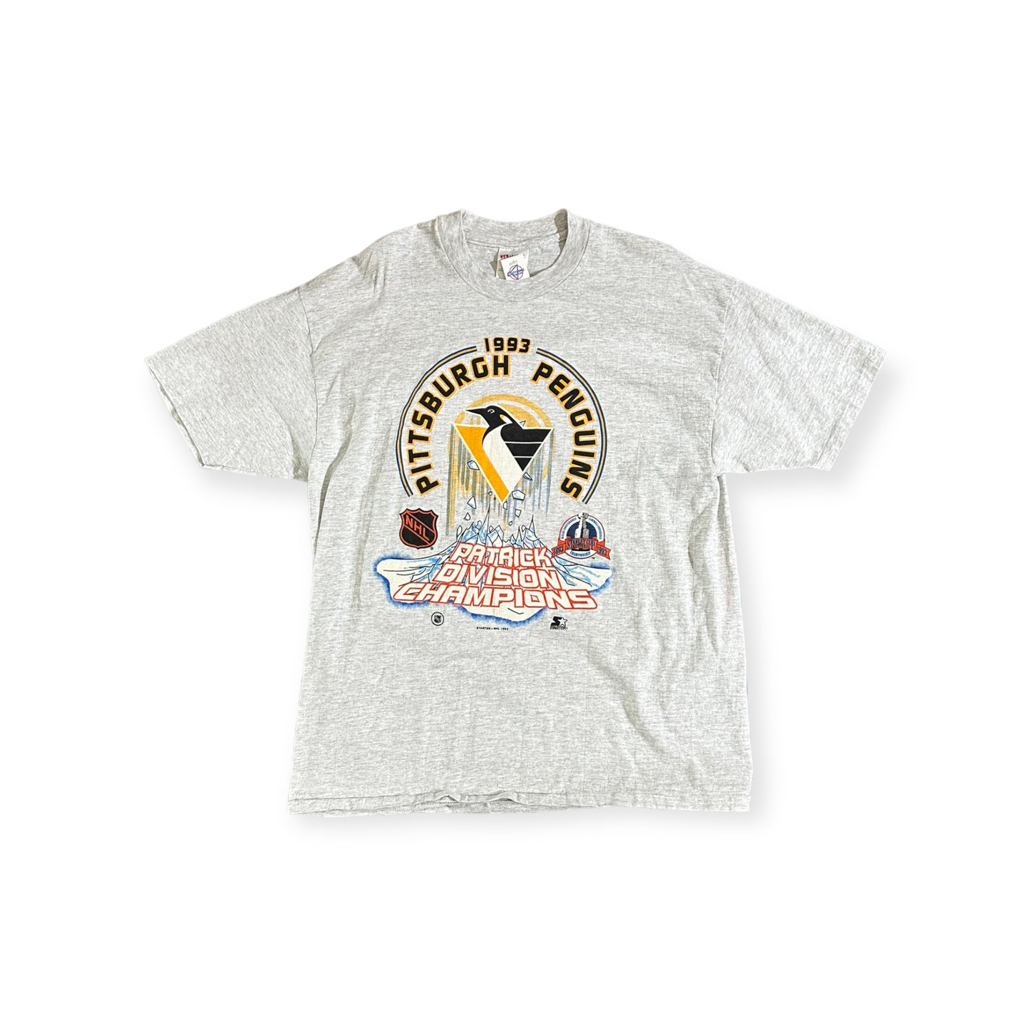 Vintage 1993 Patrick Division Champions Pittsburgh Penguins T-Shirt