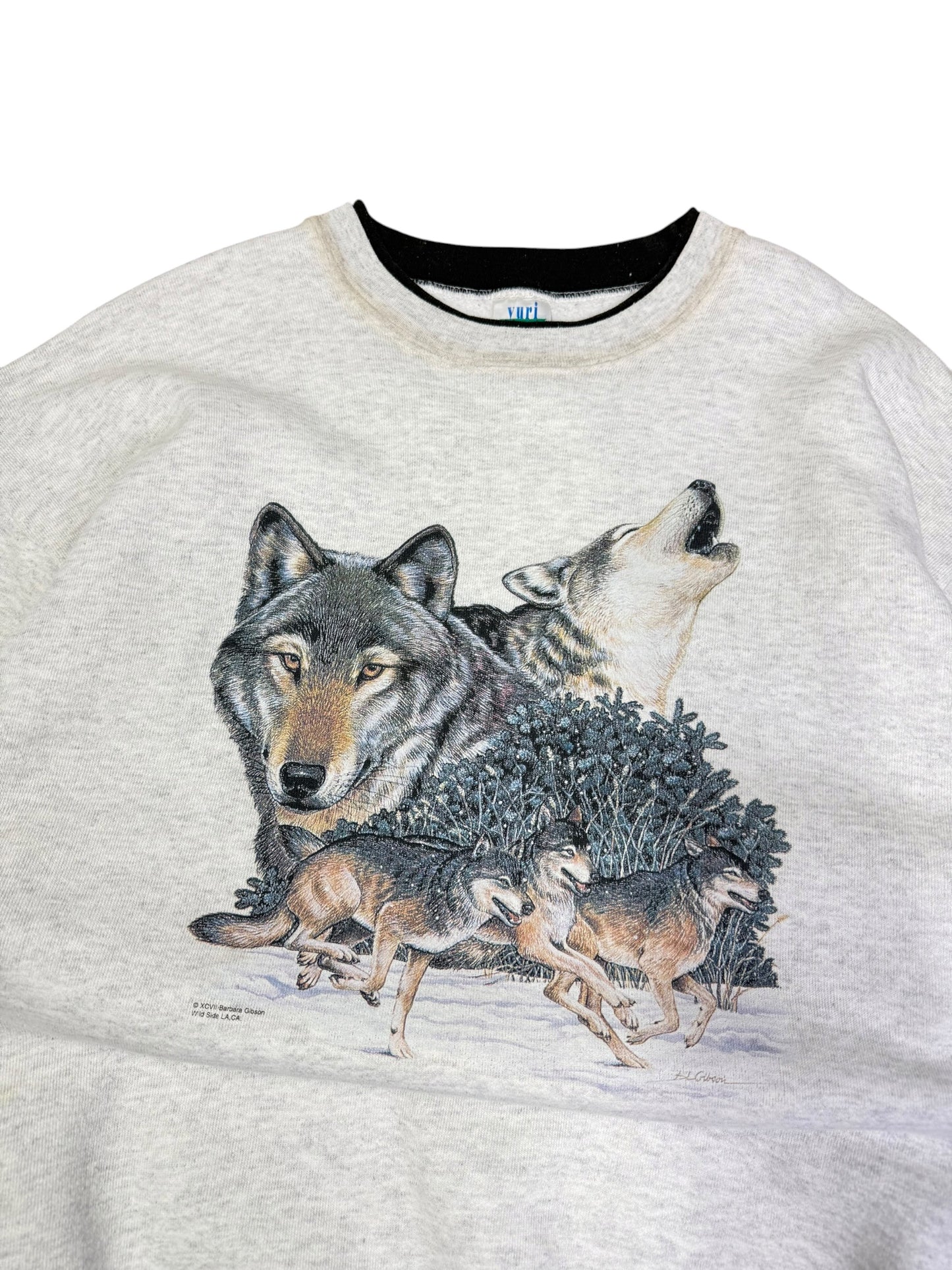 Vintage Wolves Barbara Wilson Crewneck