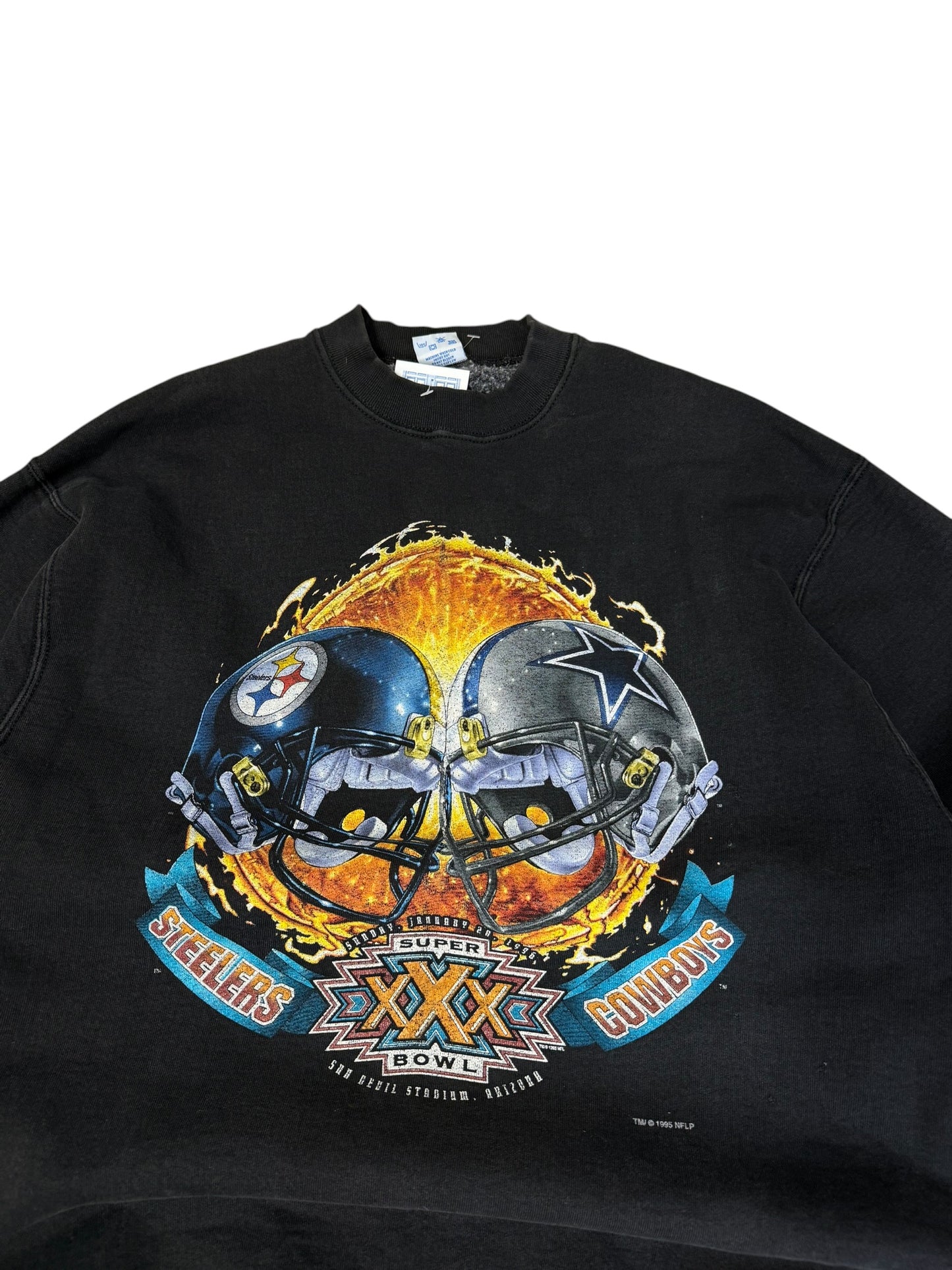 Vintage Steelers vs Cowboys Crewneck