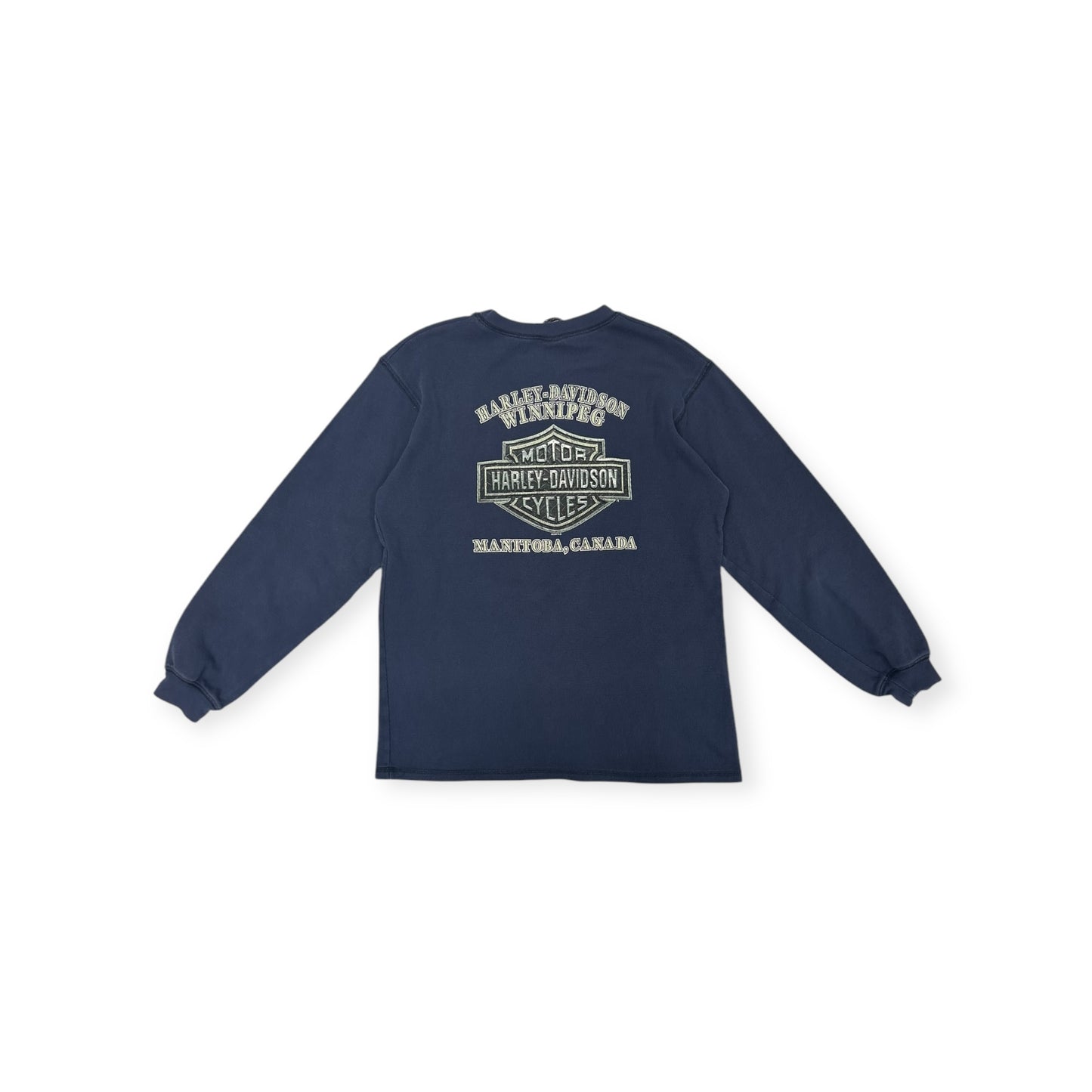 Vintage Harley Davidson Winnipeg, MB Longsleeve Size Medium