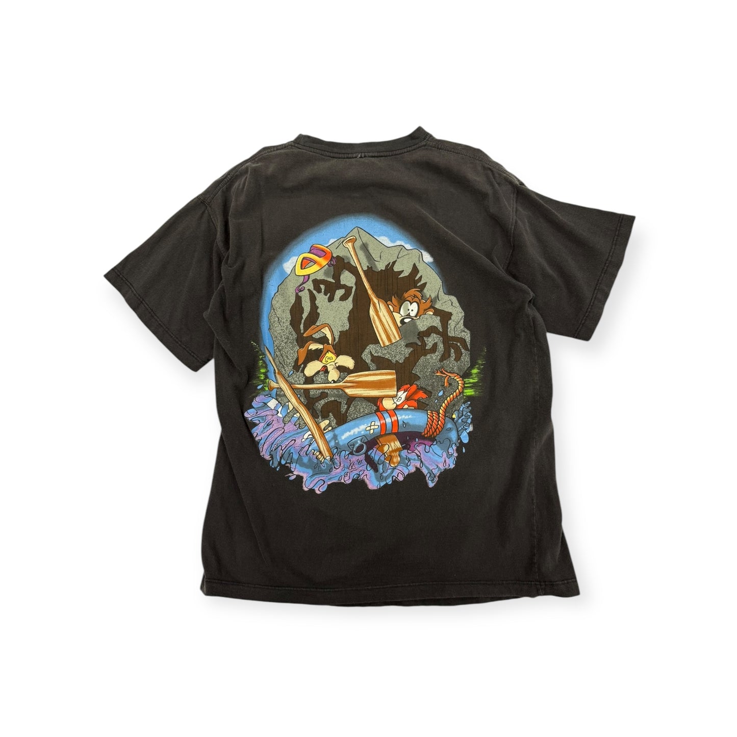 Vintage 1994 Looney Tunes Rowing Boats T-shirt Size Large