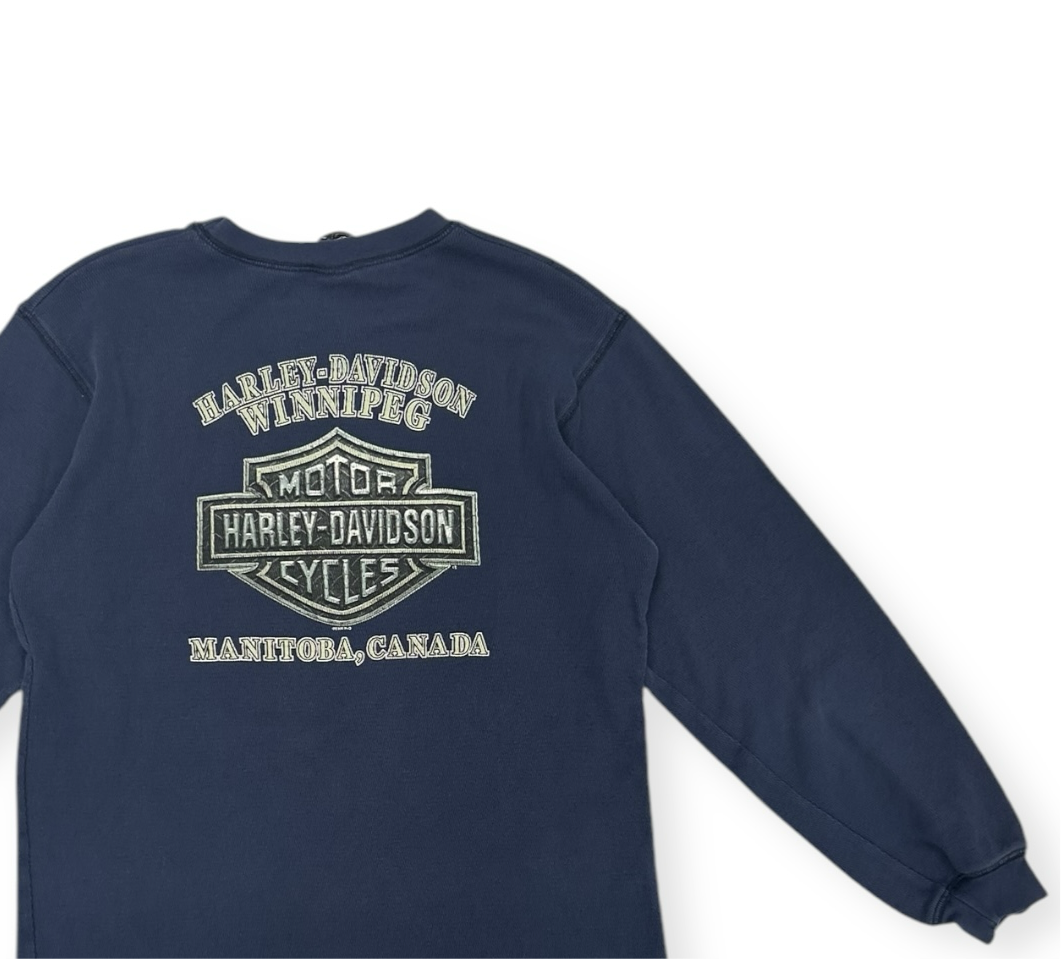 Vintage Harley Davidson Winnipeg, MB Longsleeve Size Medium