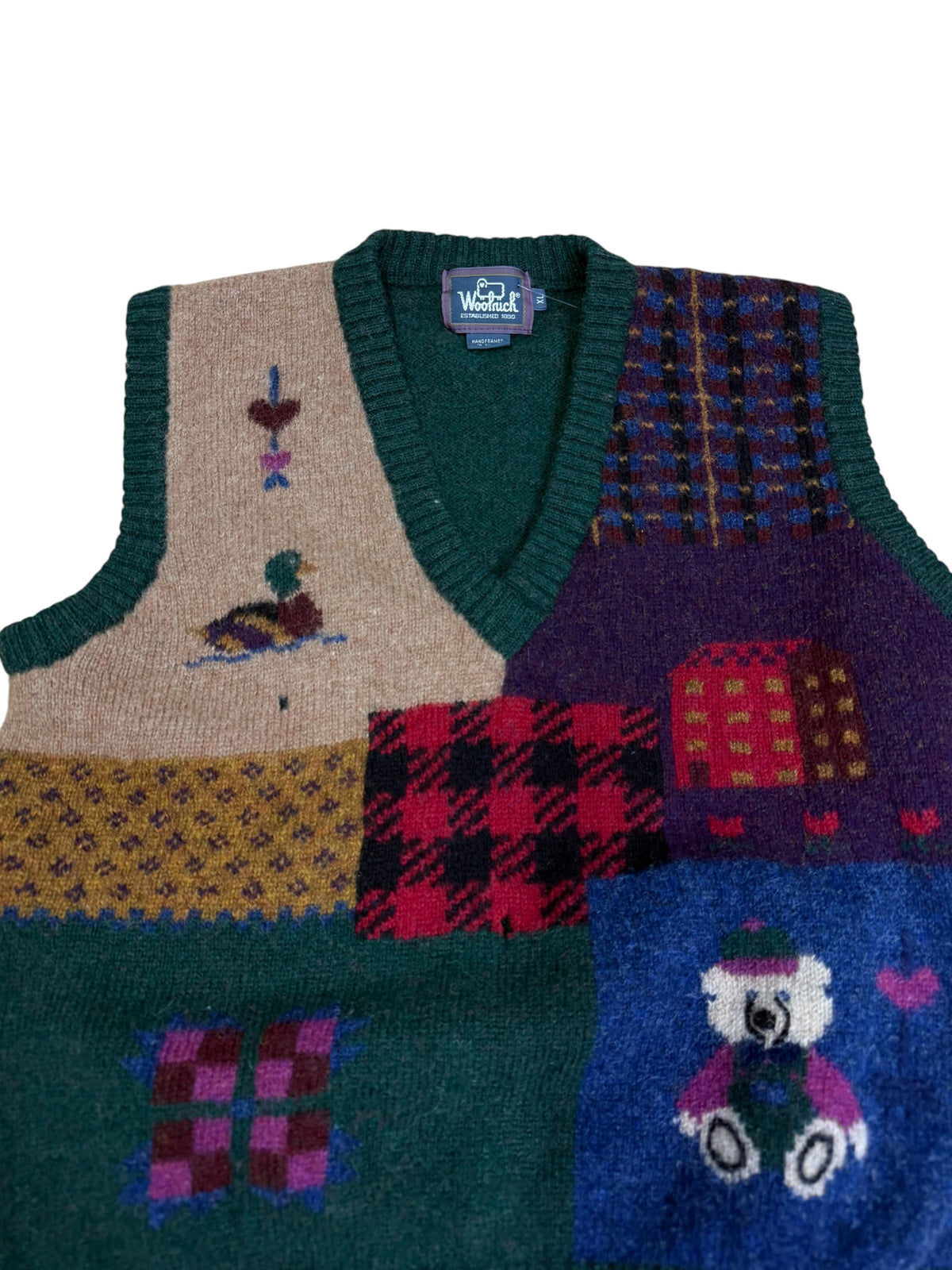 Women's Vintage Woolrich Teddy Bear Sweater (As Is)