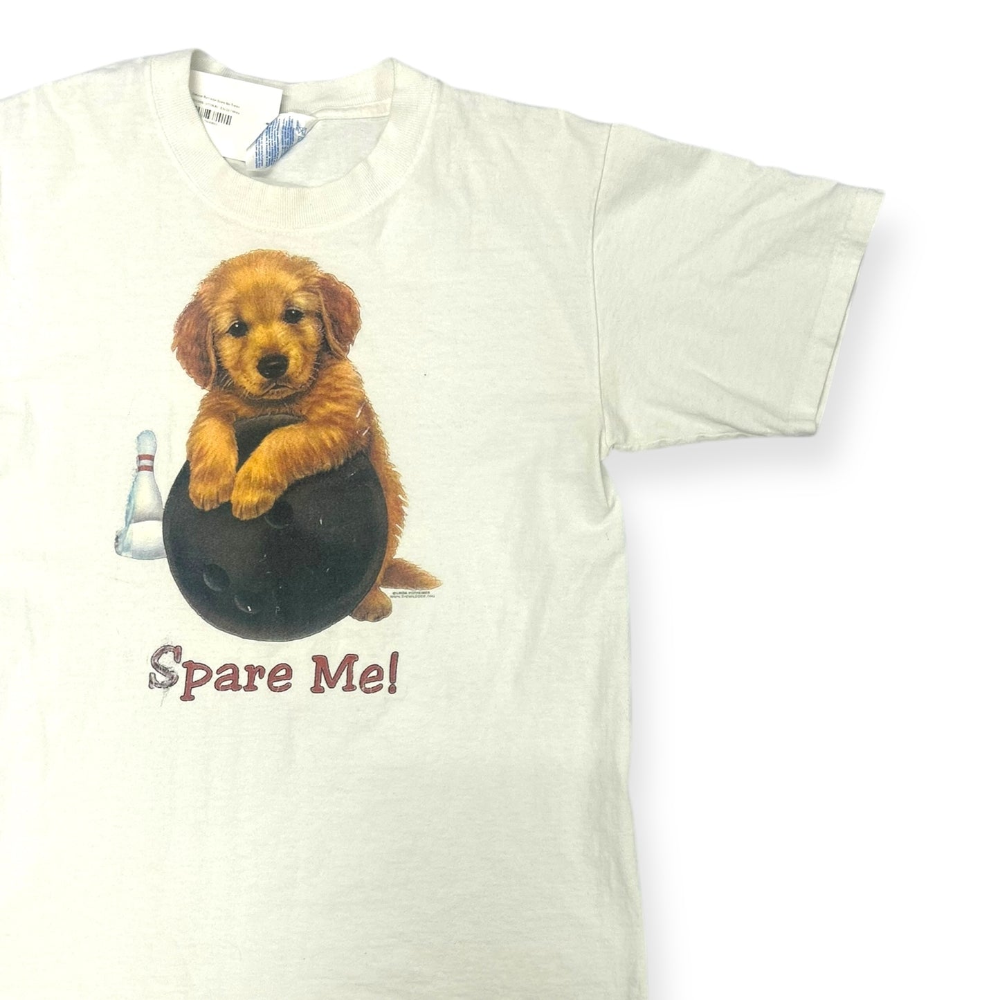 Goldren Retrievier Spare Me T-shirt Size Medium