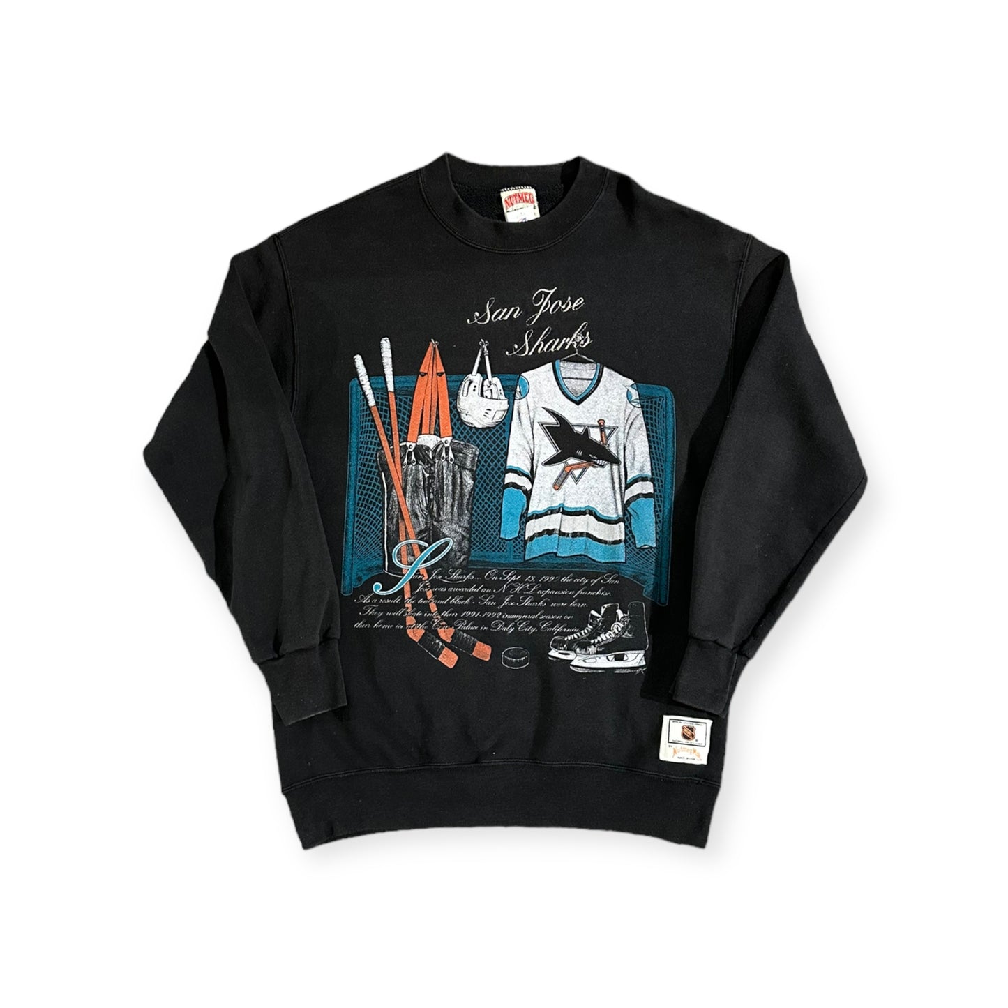 Vintage Nutmeg San Jose Sharks Sweatshirt