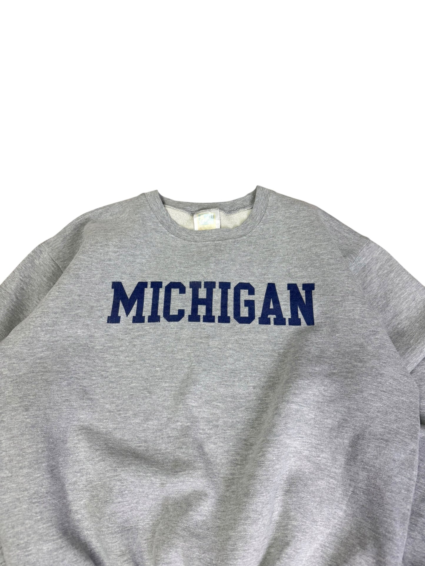 Vintage Michigan Spellout Crewneck