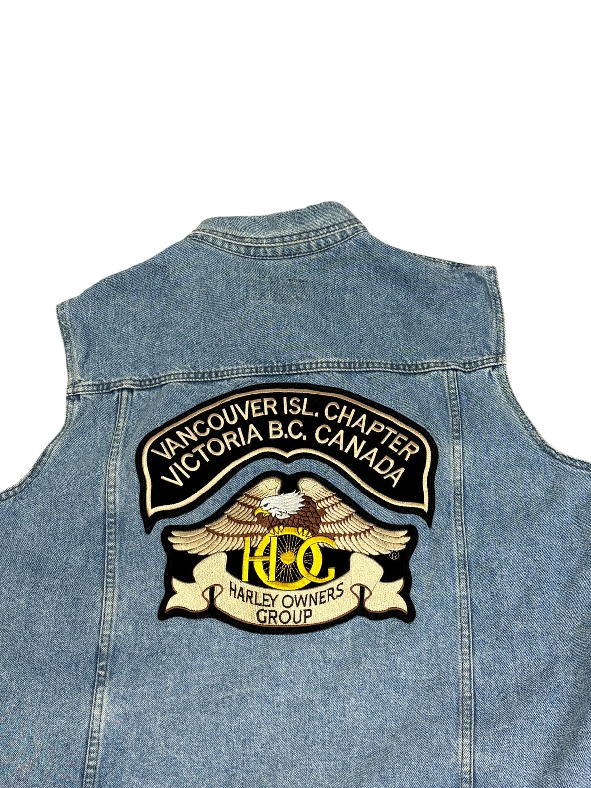 Vintage Harley Vancouver BC Denim Vest
