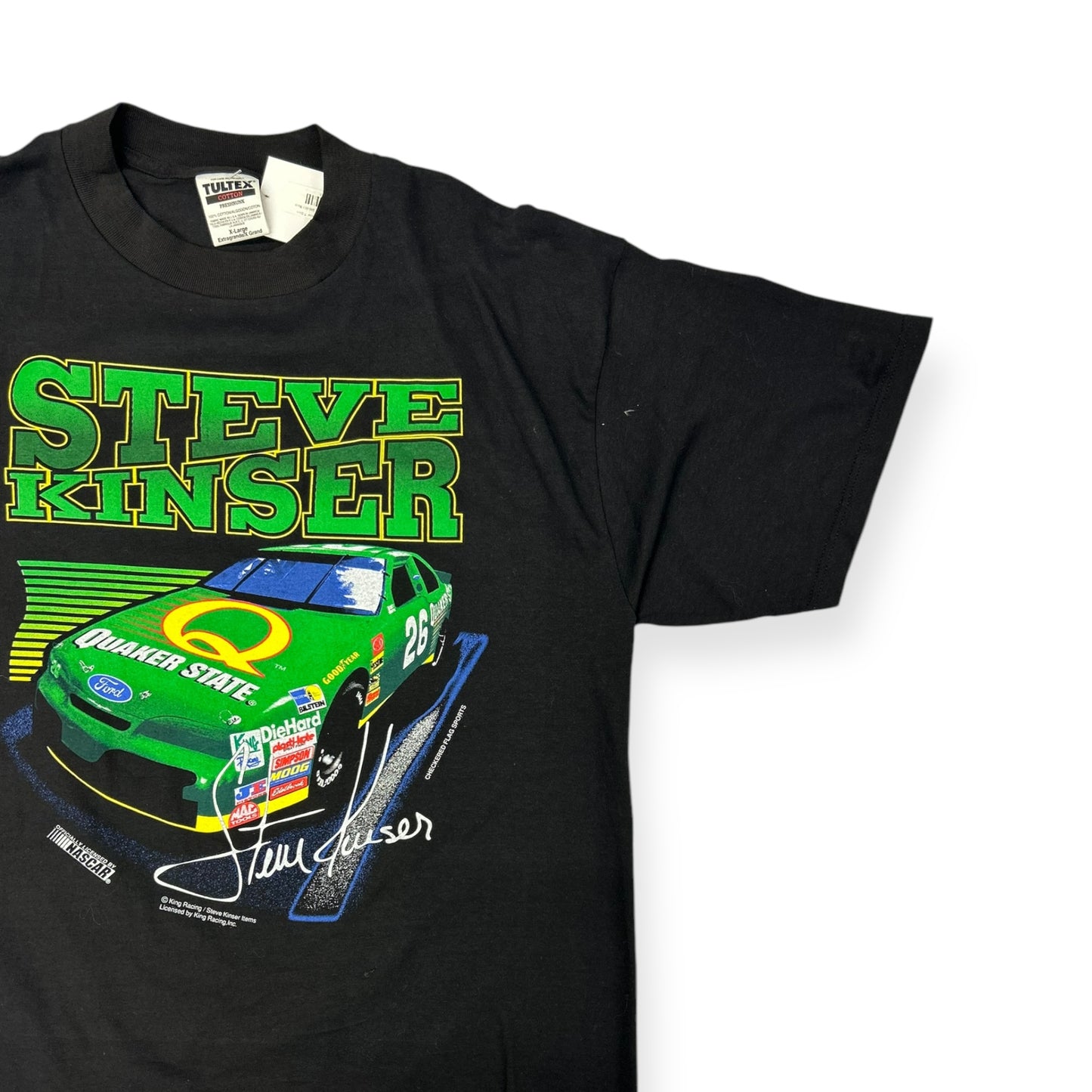 Vintage Steve Kinser Nascar T-Shirt Size XL