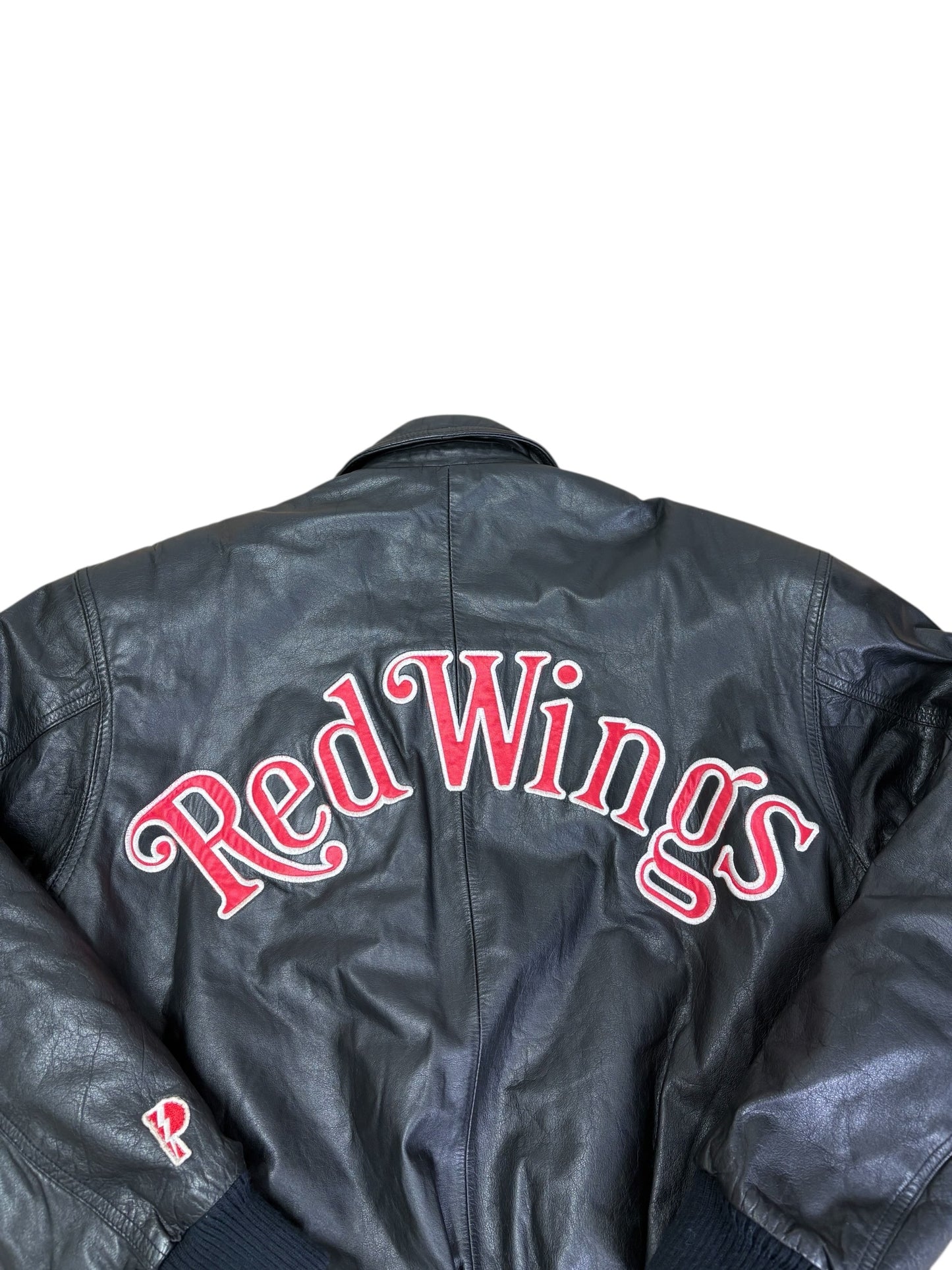 Vintage Proplayer Redwings Leather Jacket