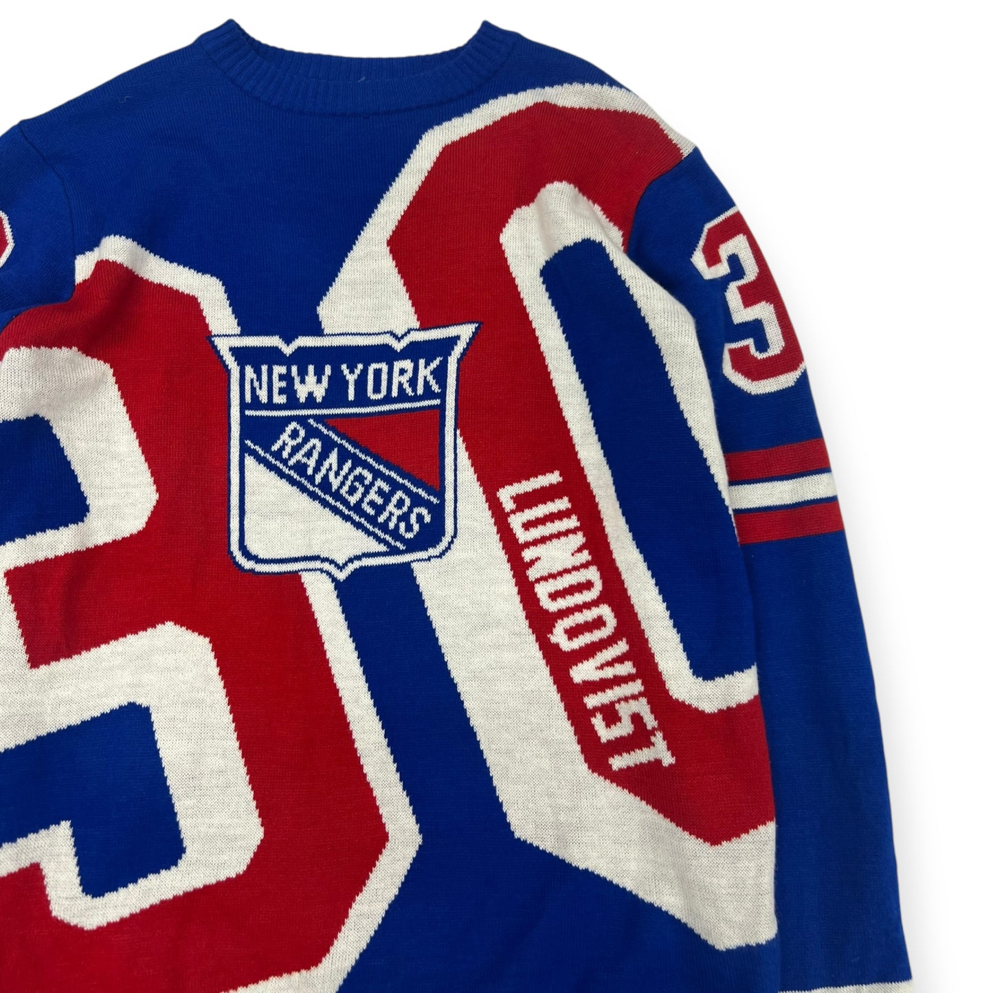 NY Rangers Lundqvist Sweater Size Large