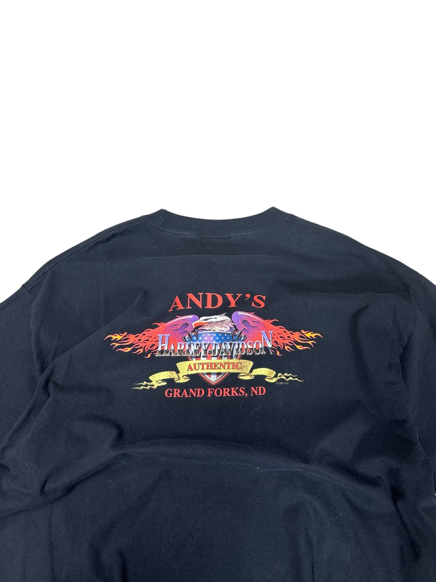 Vintage Harley Davidson Grand Forks, ND T-shirt