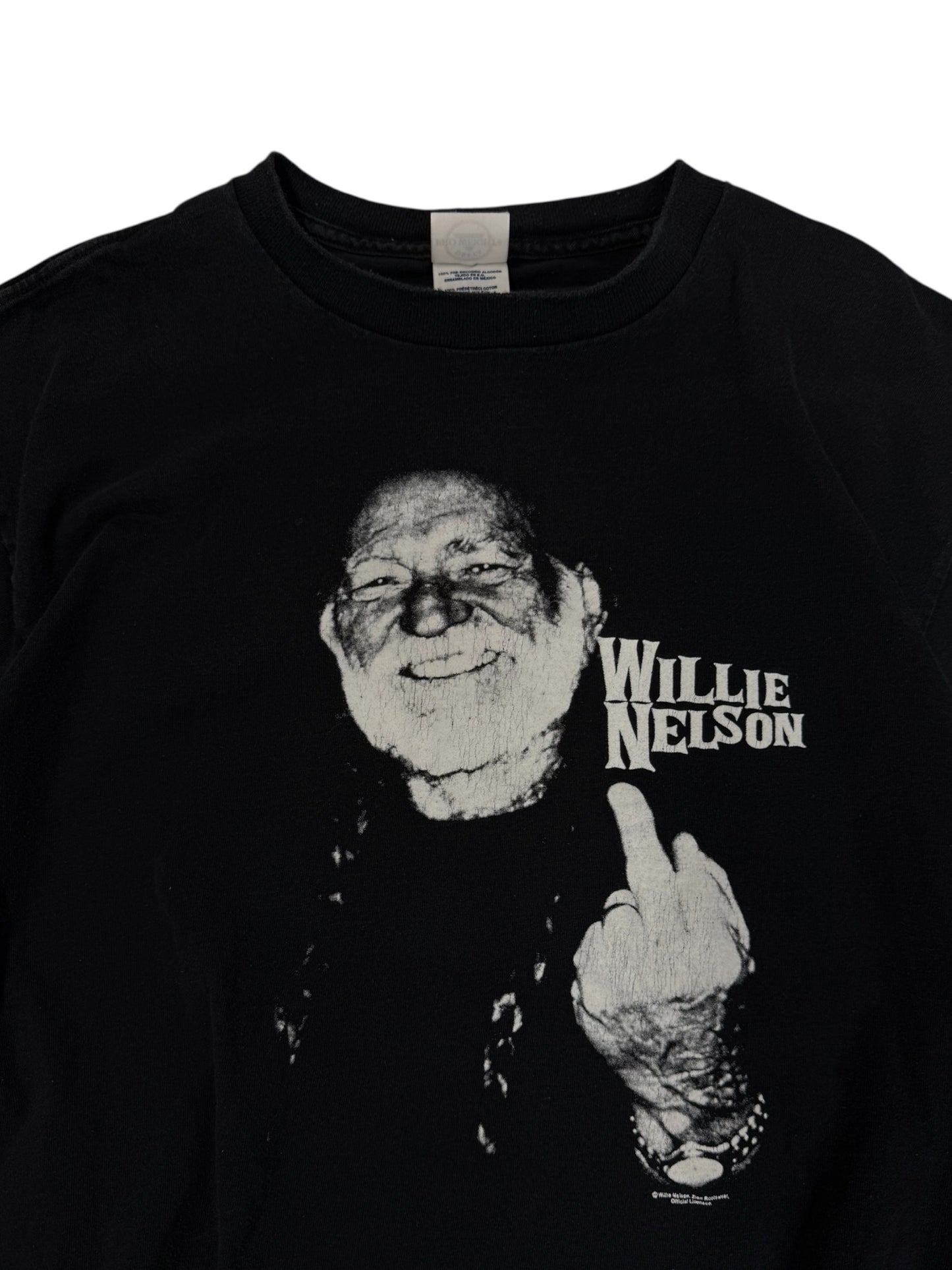 Vintage Willie Nelson Middle Finger T-shirt
