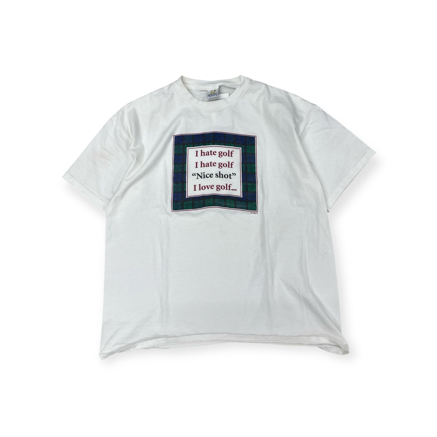 Vintage "I hate golf, nice shot, I love golf" T-shirt Size XL