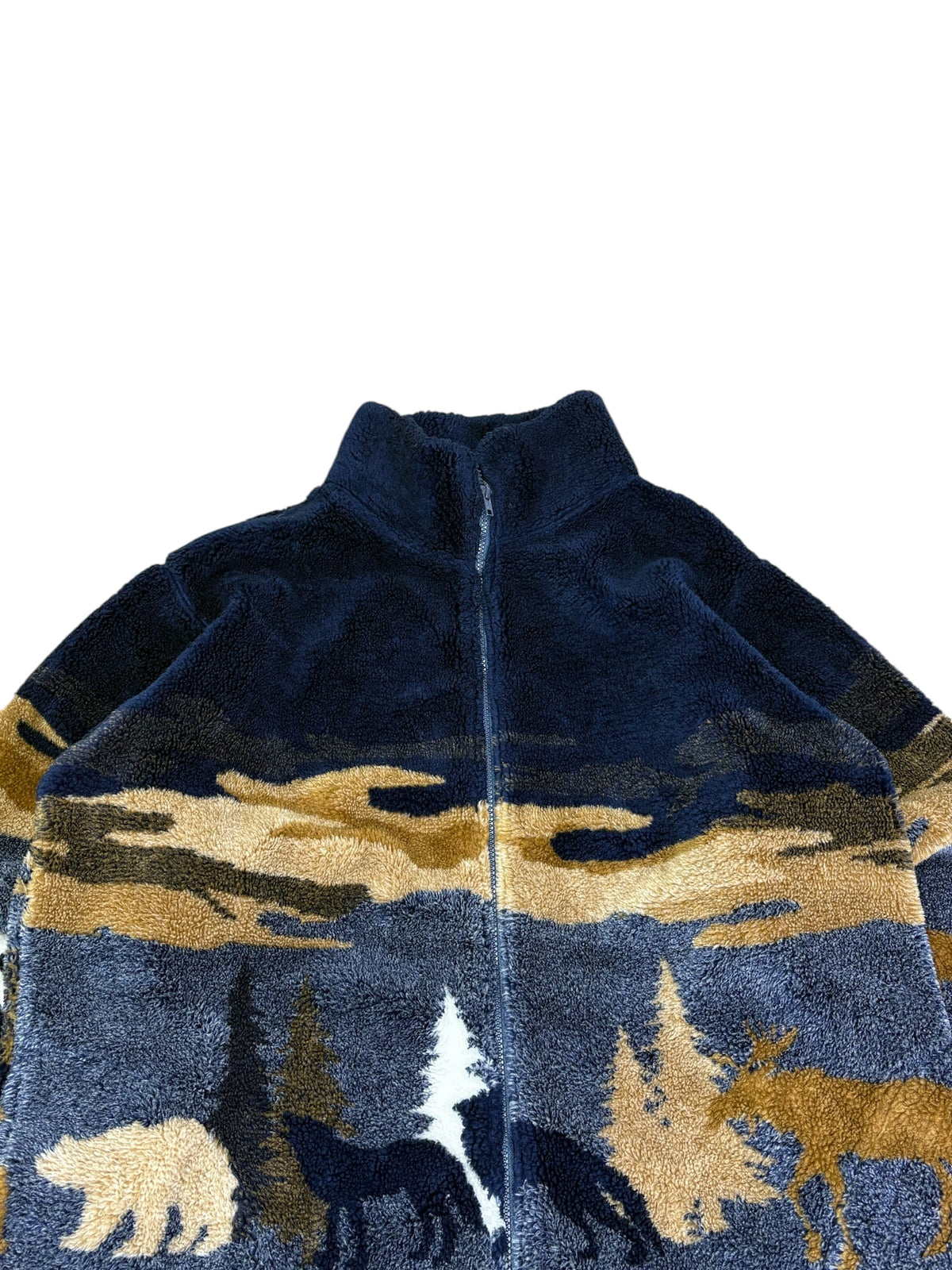 Vintage Black Mountain Sherpa Light Jacket