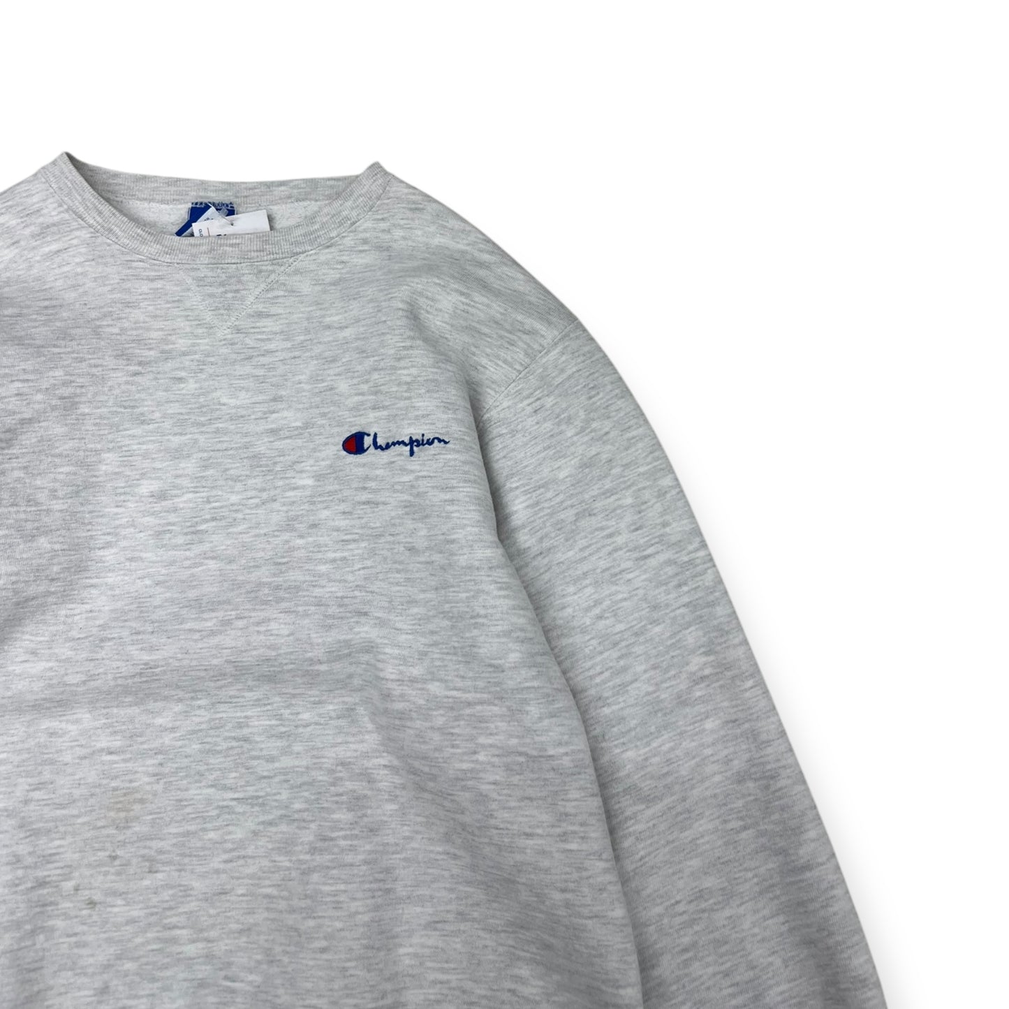 Vintage 90s Champion Spellout Blank Embroidered Crewneck Size Xl