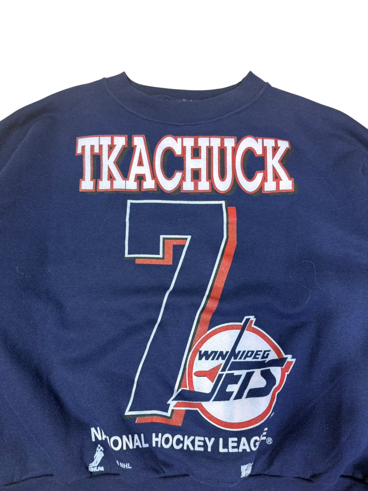 Vintage Jets #7 Tkachuck Crewneck