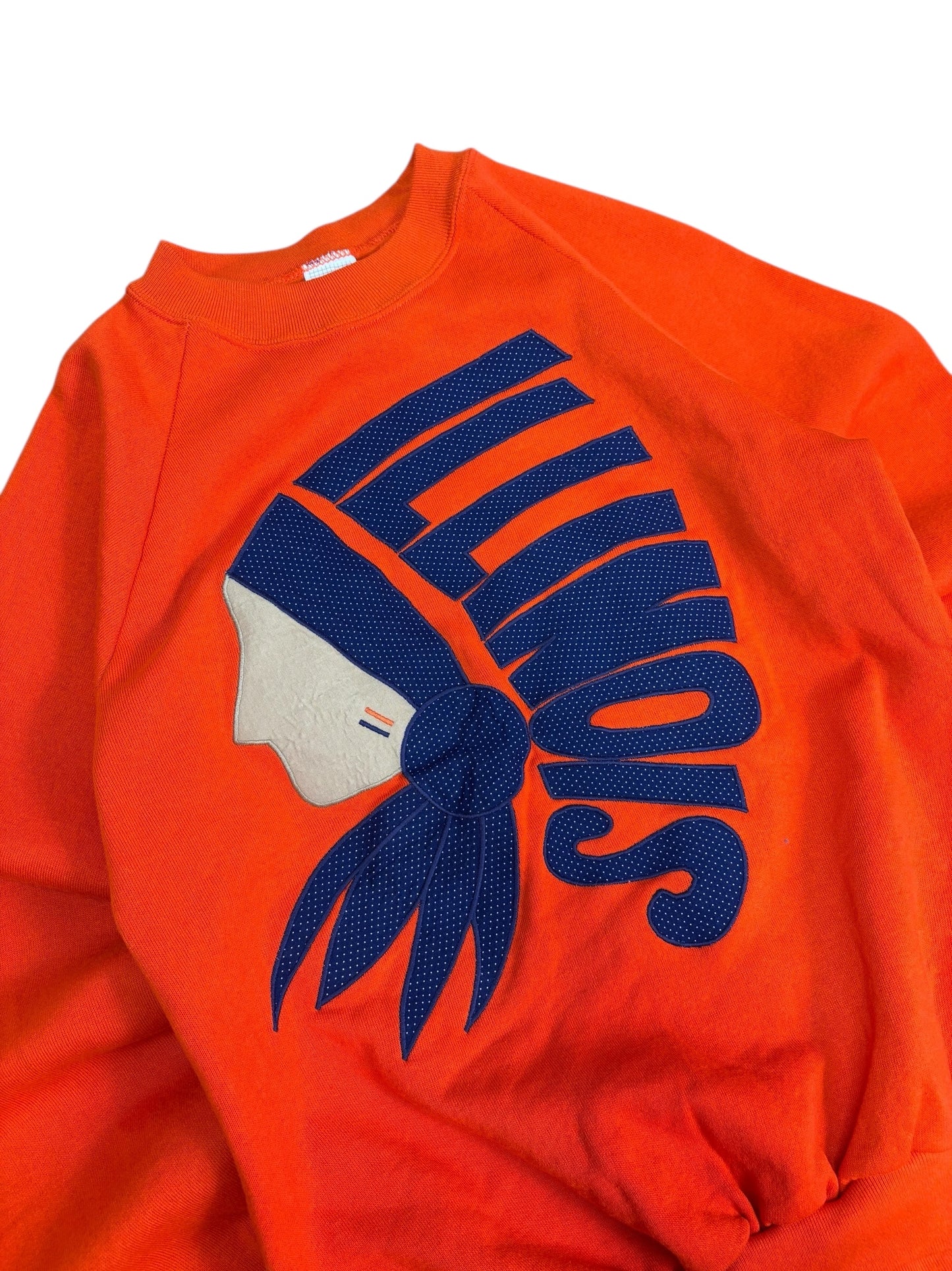 VIntage Illinois Patchwork Crewneck