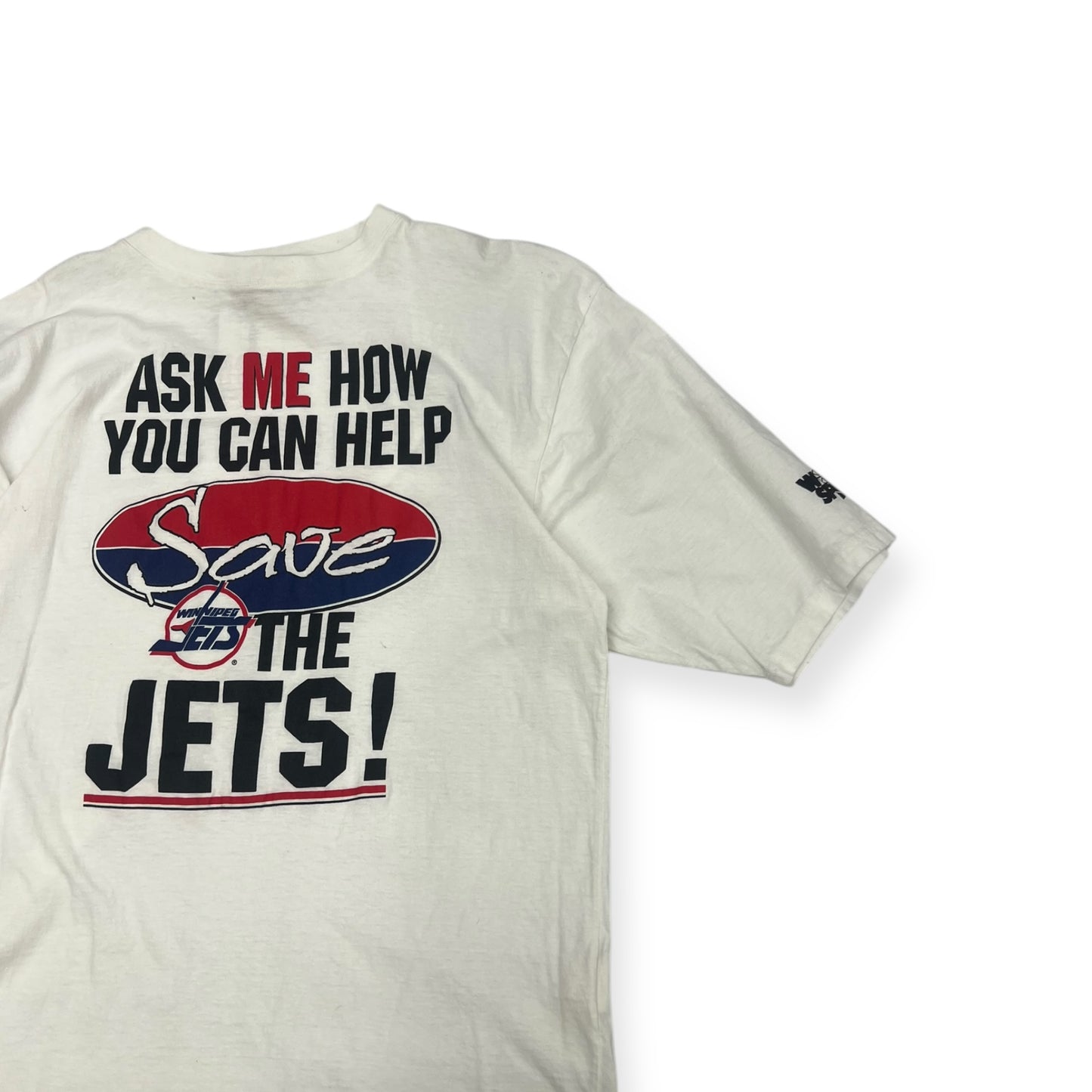 Ask Me How I Can Save The Jets T-Shirt Size Large