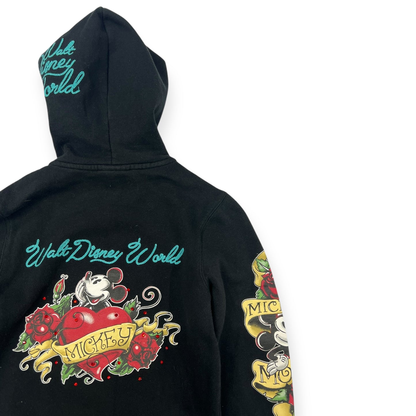 Vintage Mickey Mouse x Ed Hardy Hoodie Size Small