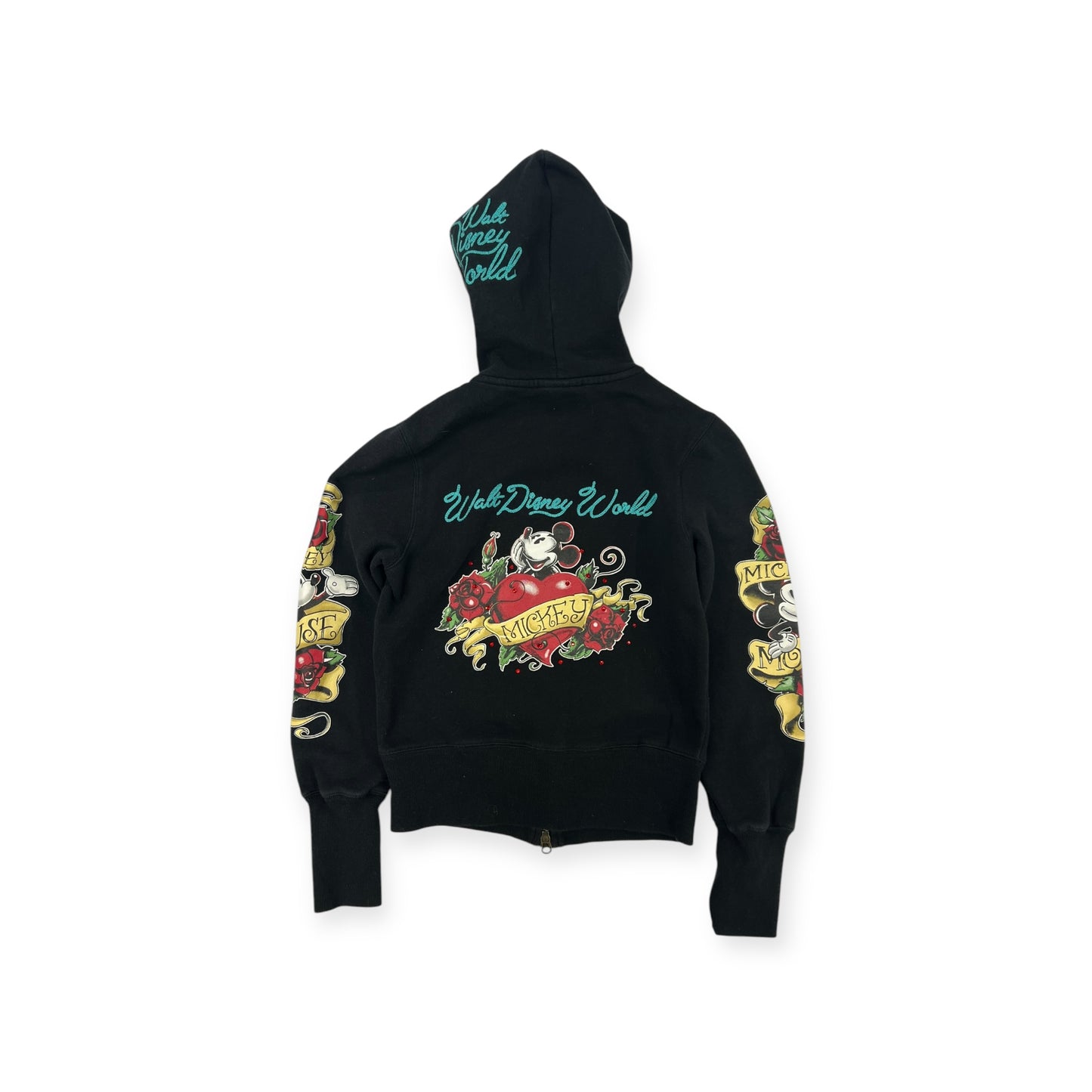 Vintage Mickey Mouse x Ed Hardy Hoodie Size Small