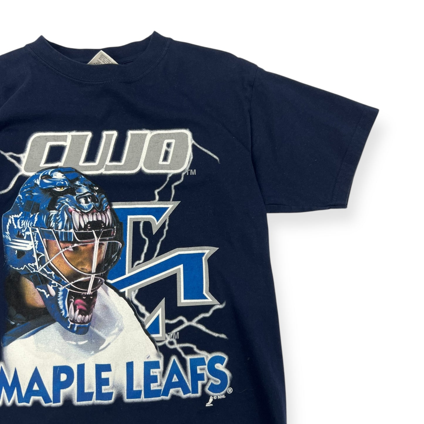 Vintage 2001 Cujo Toronto Maple Leafs T-shirt SIze youth XL/ Mens Small
