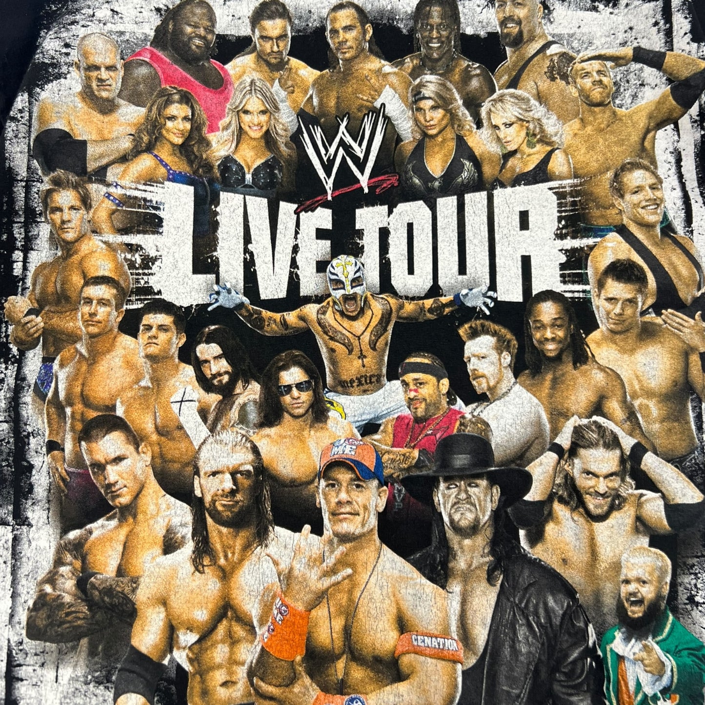 2010s WWE Live Tour T-shirt Size Medium