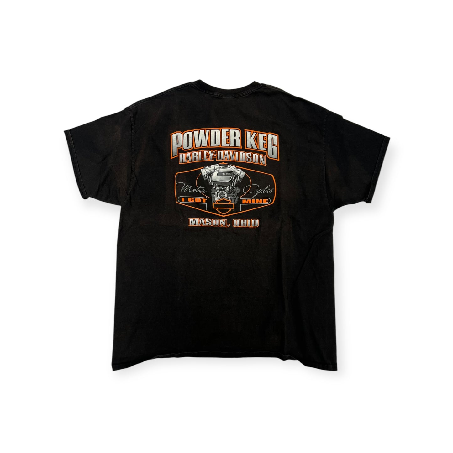 Harley Davidson Mullet Mason, Ohio T-shirt Size 2XL