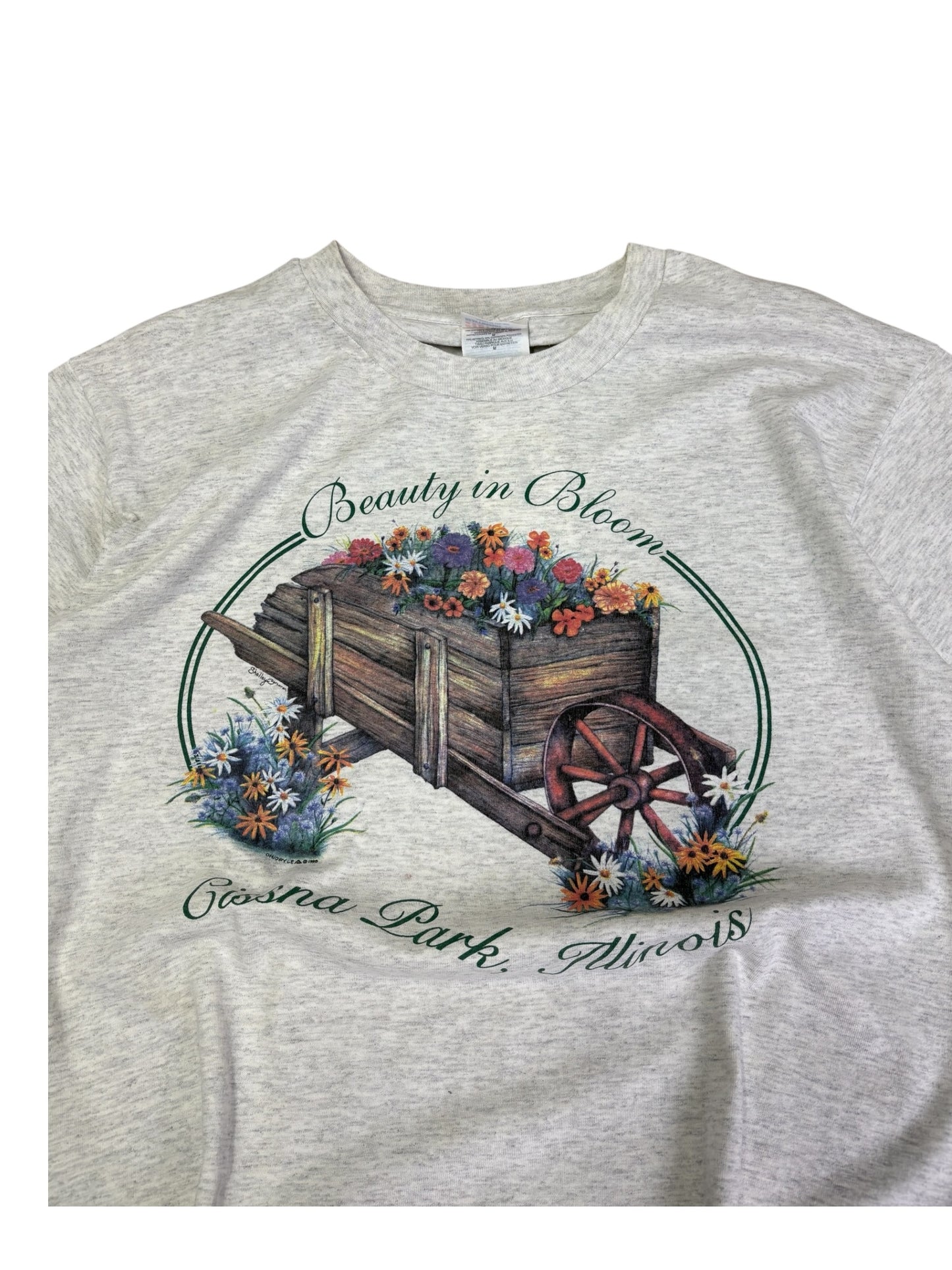 Vintage Cissna Park Illinois Garden T-shirt