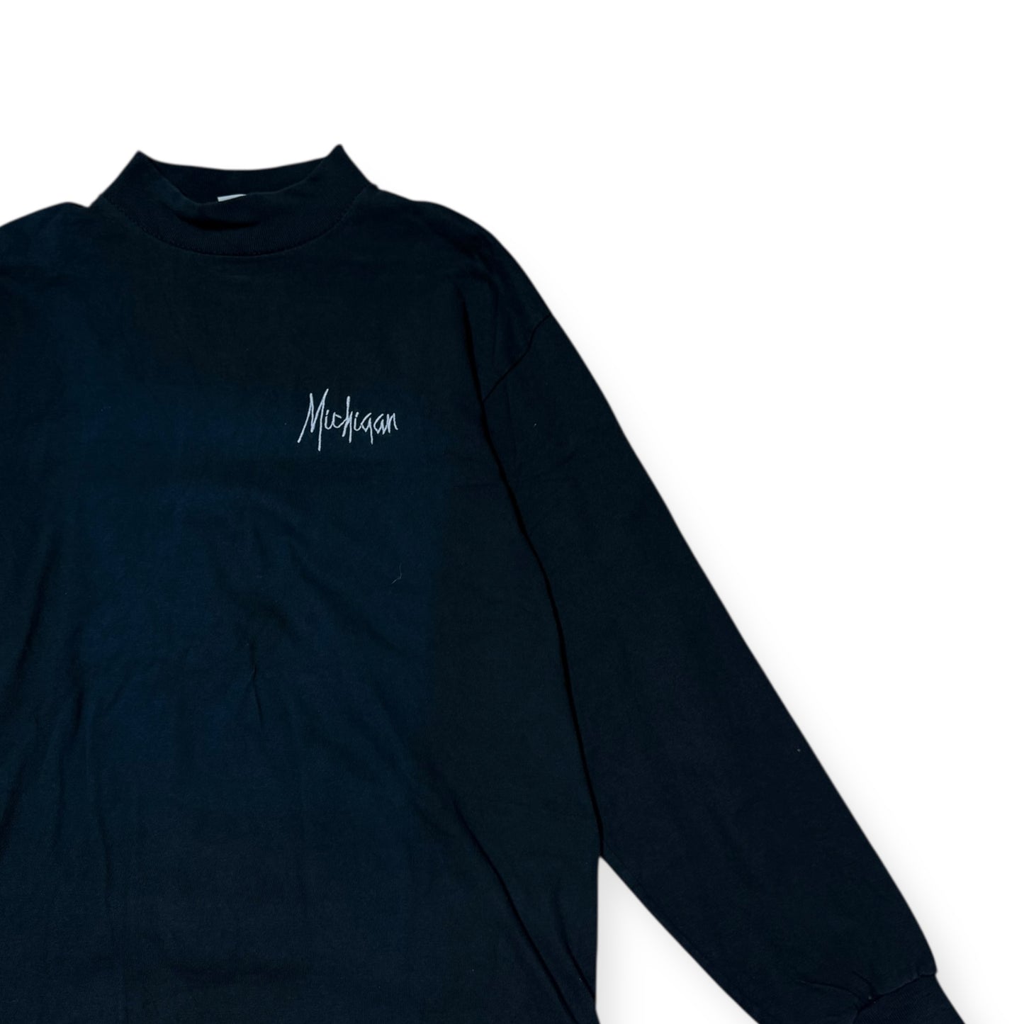 Vintage Michigan Chest Embroidery Longsleeve
