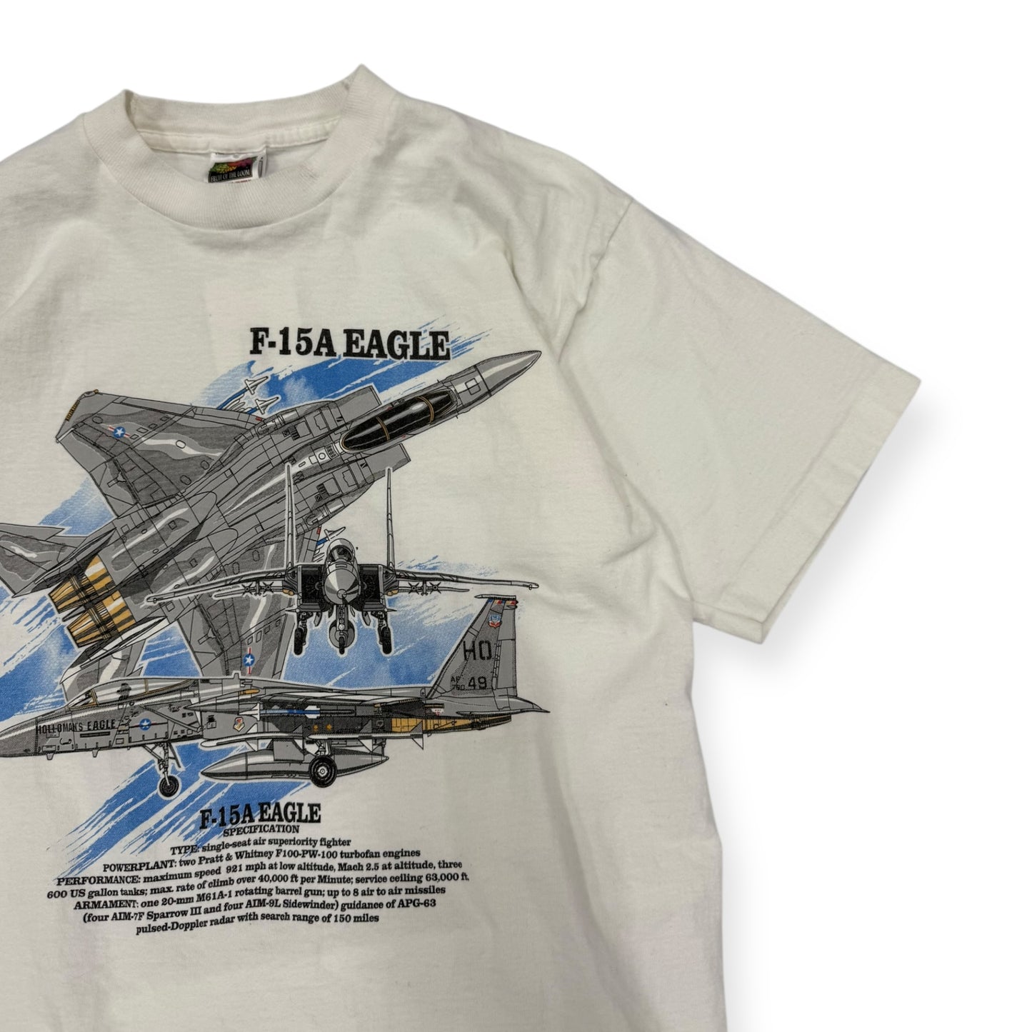 Vintage F-15A Eagle T-shirt Size Large