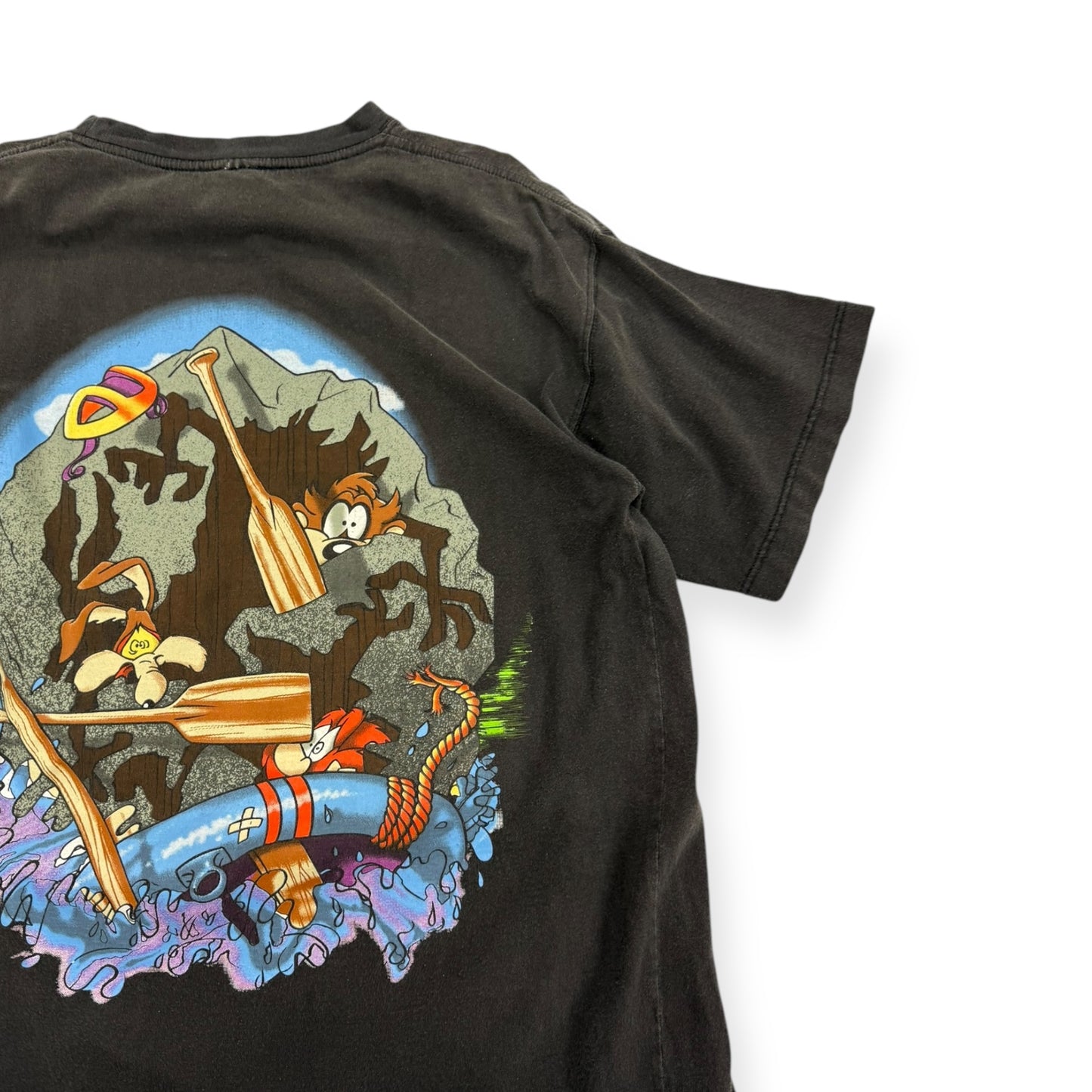 Vintage 1994 Looney Tunes Rowing Boats T-shirt Size Large