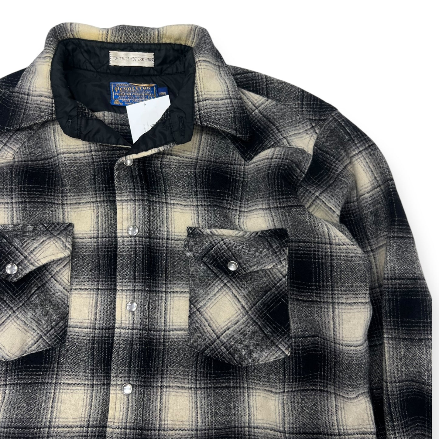 Vintage Pendleton Plaid Button Up Size Medium