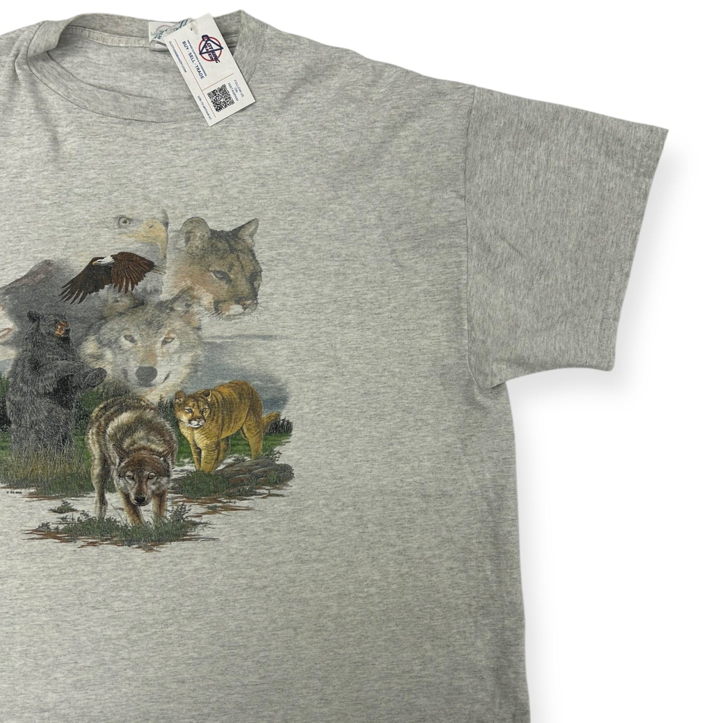 Vintage North American Wildlife T-shirt Size 2XL