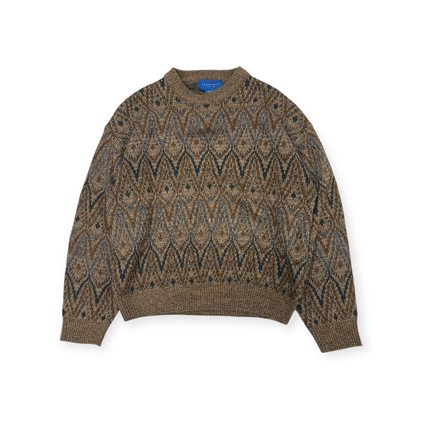 Vintage Towncraft Knit Sweater Size Medium