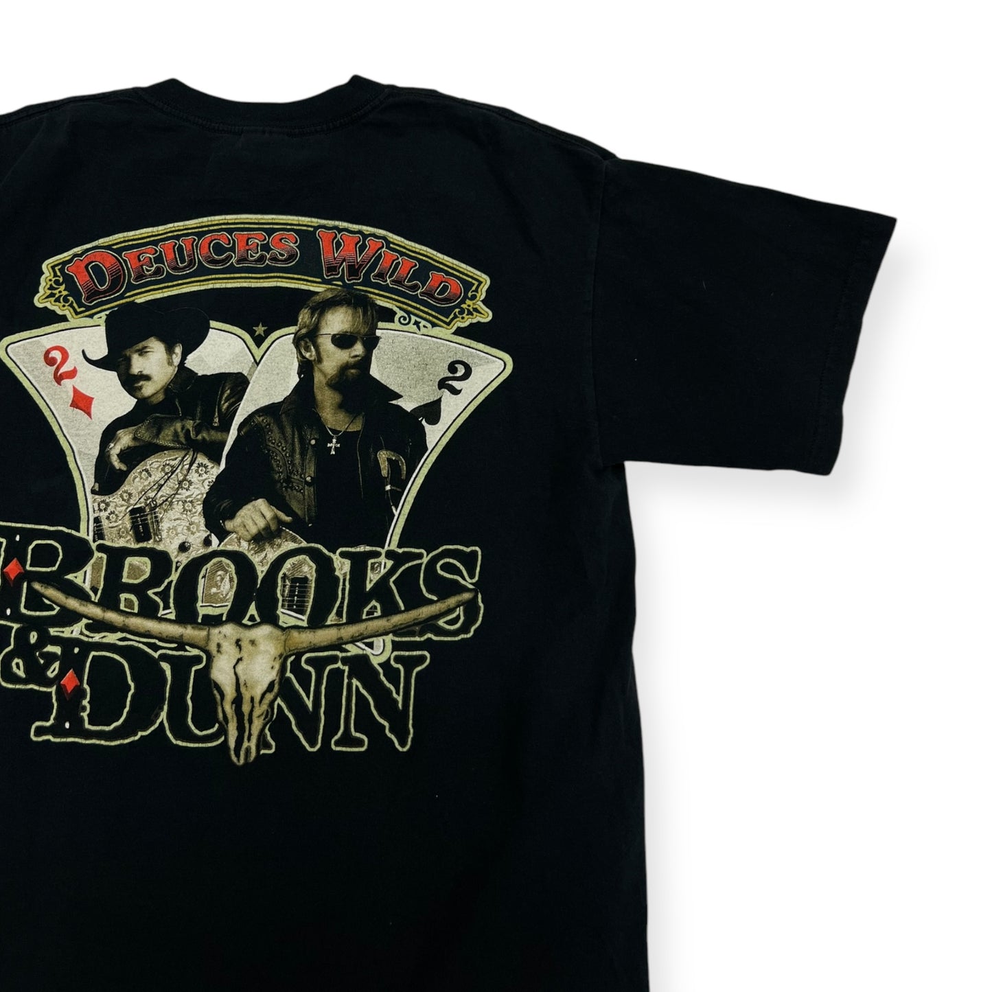 Brooks & Dunn Deuces Wild T-shirt Size Large