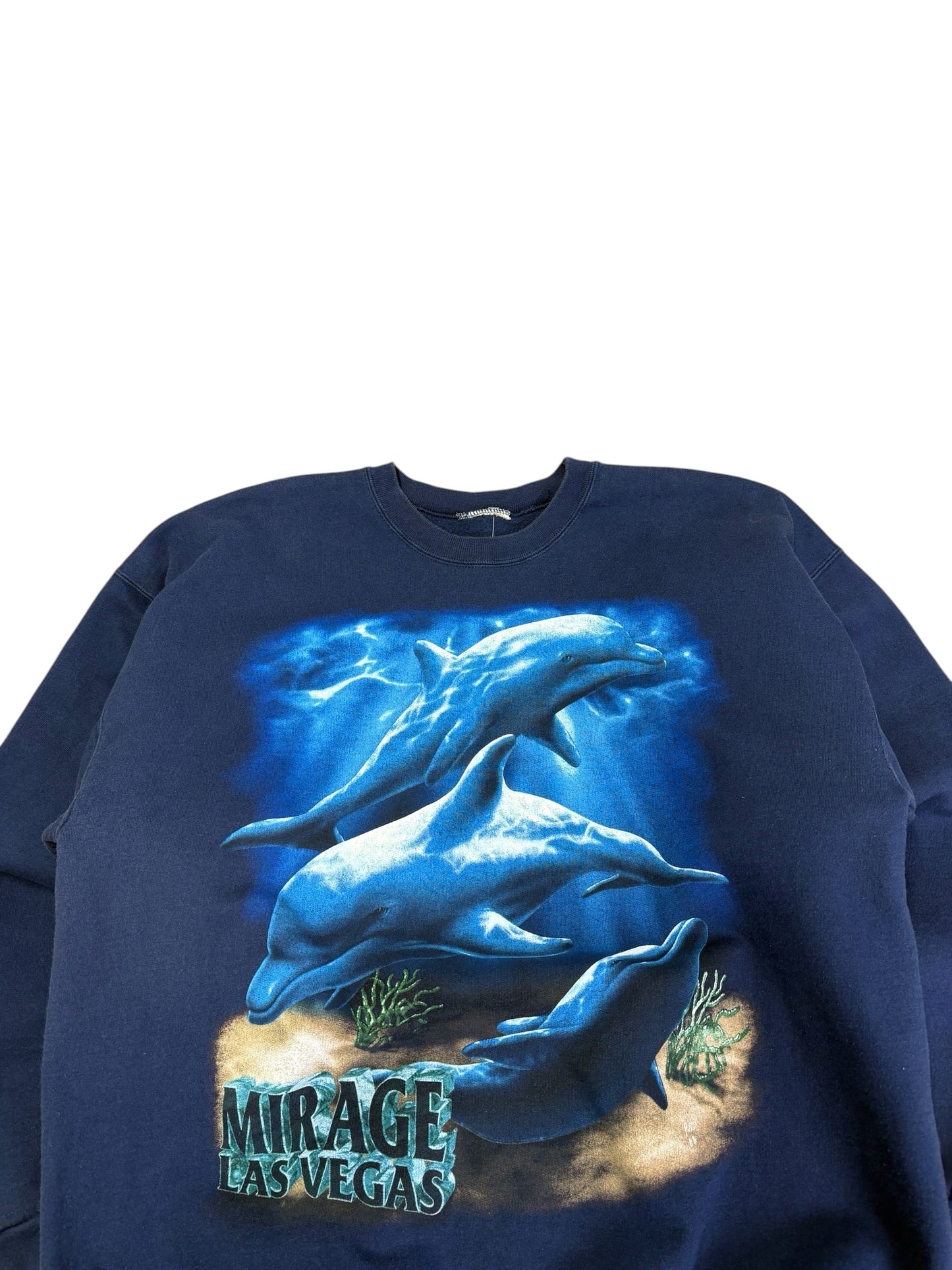 Vintage Mirage Dolphins Crewneck