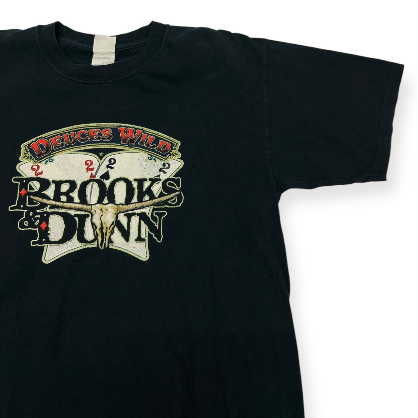Brooks & Dunn Deuces Wild T-shirt Size Large