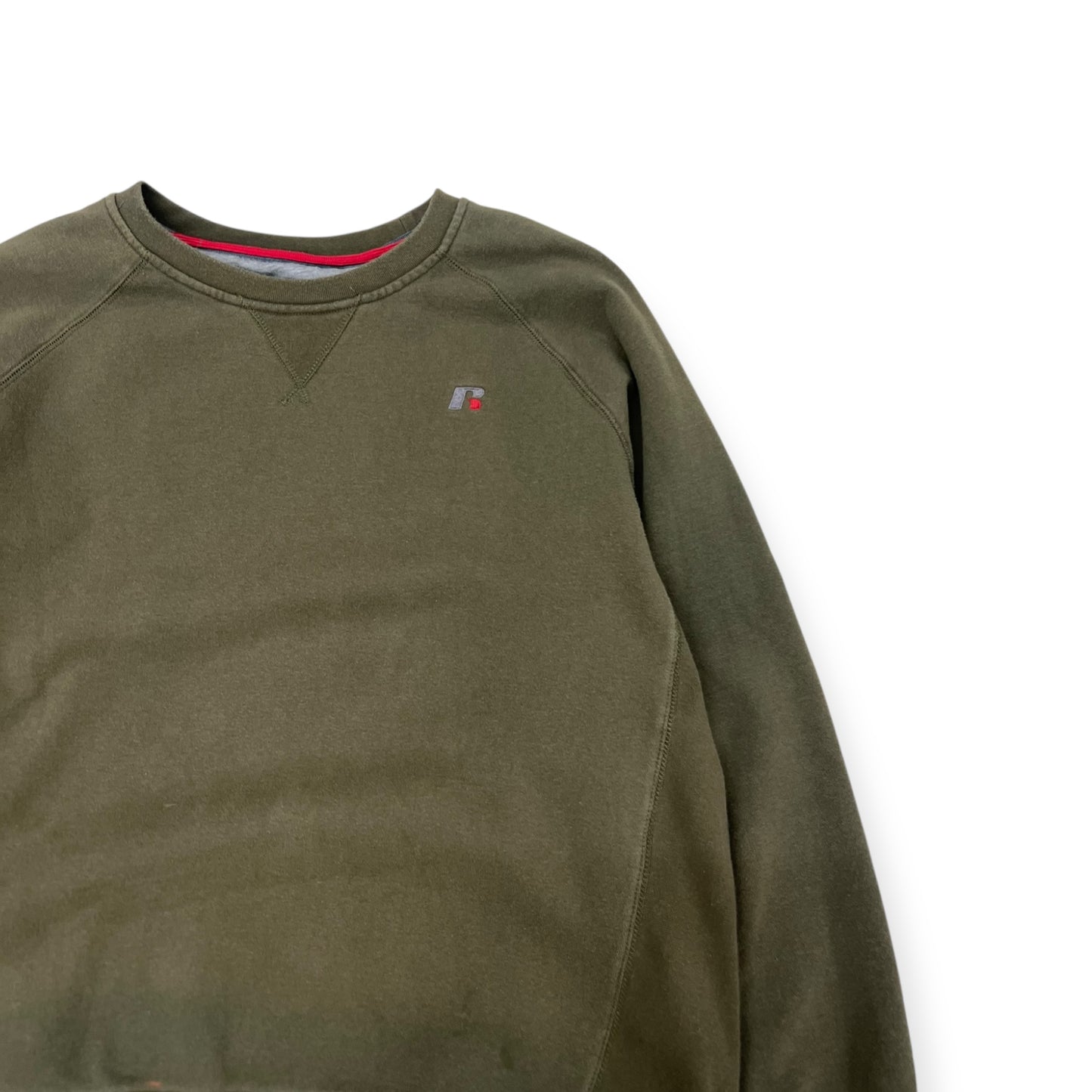 Russell Athletic Fleece Blank Crewneck Size Large