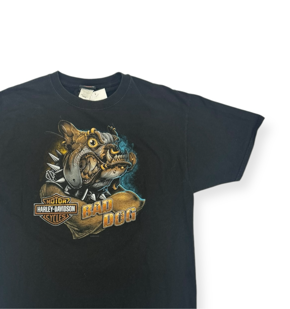 Harley Davidson Bad Dog Morden Manitoba T-shirt Size Large