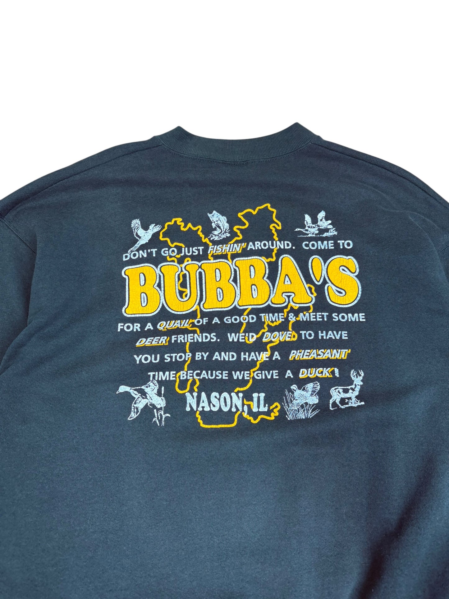 Vintage Bubba's Nason, IL Crewneck