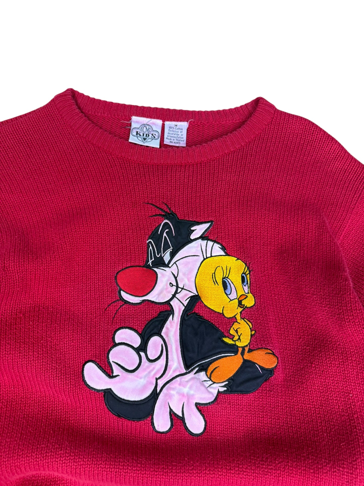 Vintage Tweety Silvester Knit Sweater