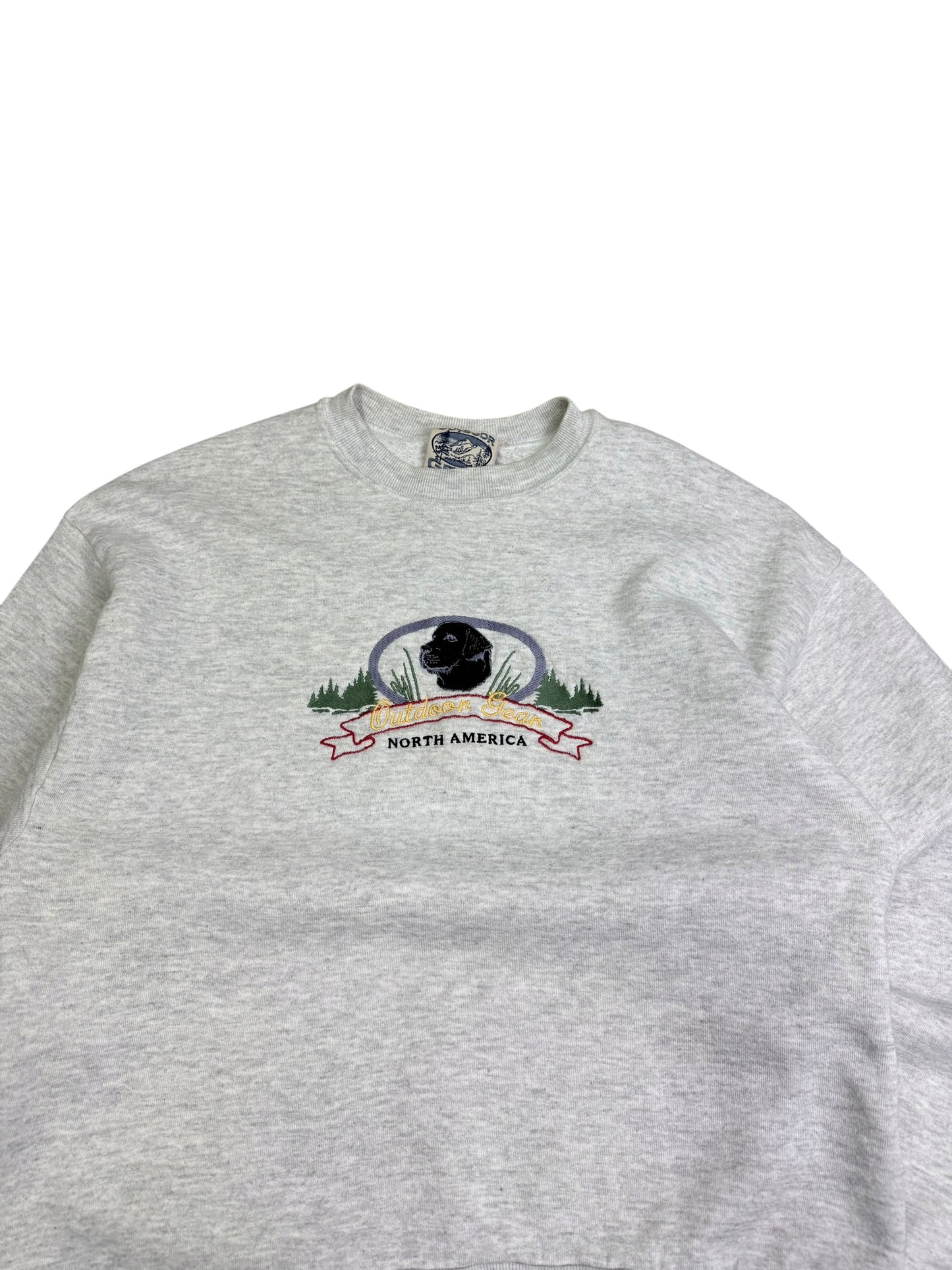 Vintage North America Black Labrador Crewneck