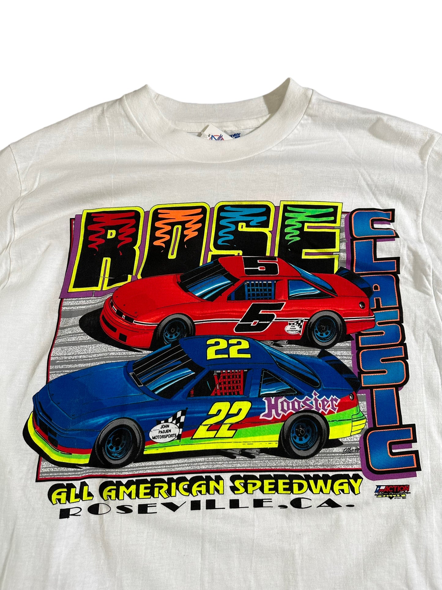 Vintage 90s Rose Classic All American Speedway T-Shirt