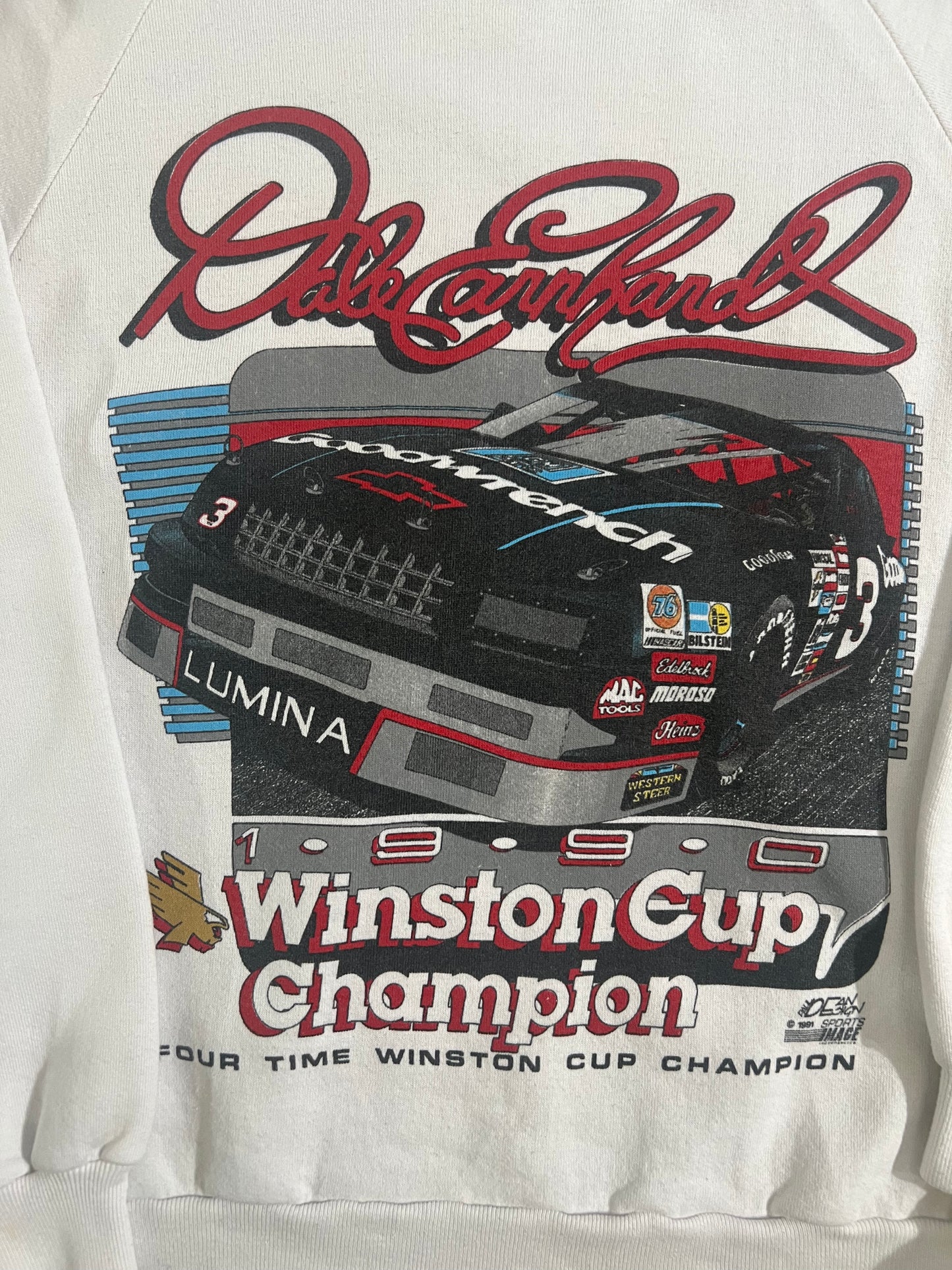 Vintage Dale Earnhardt 1990 Winston Cup Champion Crewneck