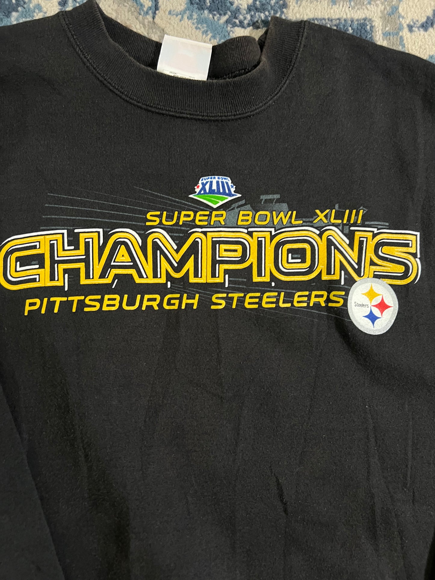 Super Bowl 43 Champions Steelers Sweatshirt