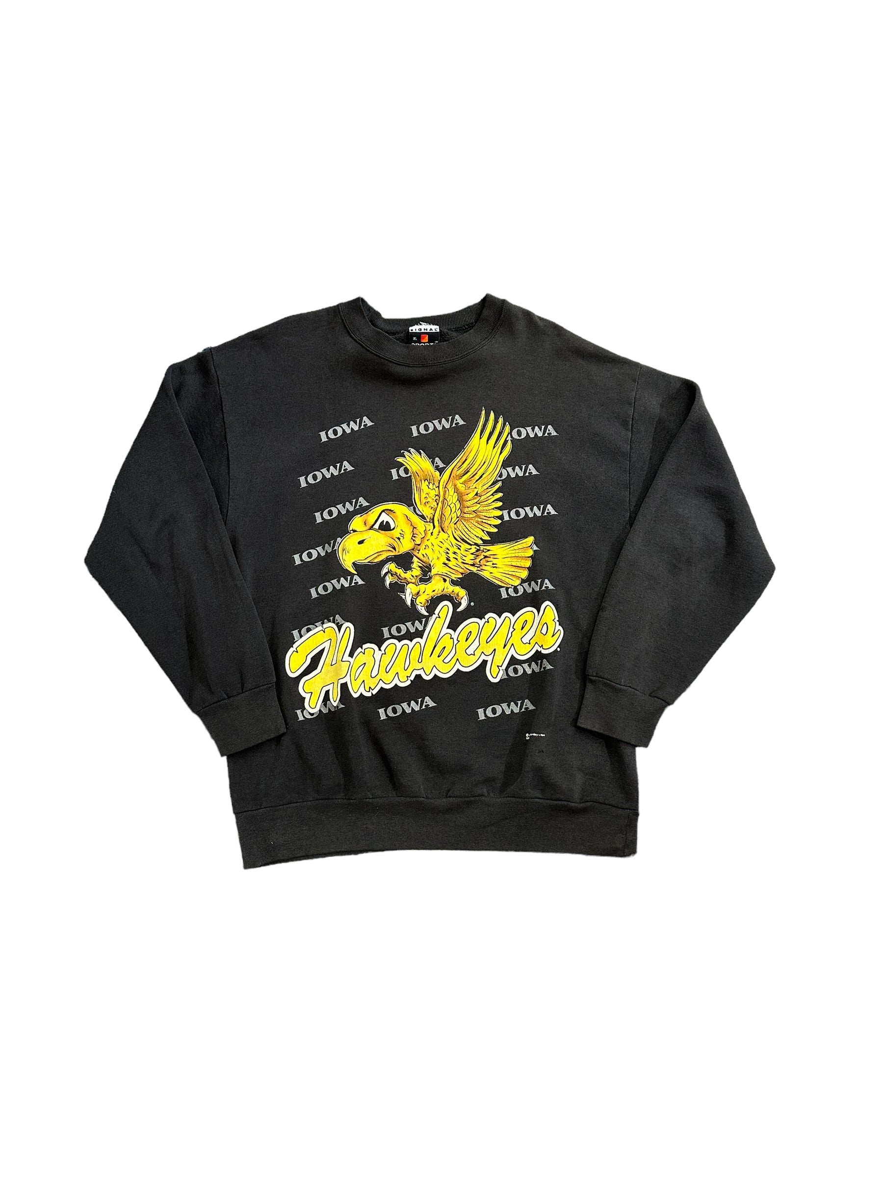 Vintage iowa hawkeye discount sweatshirt