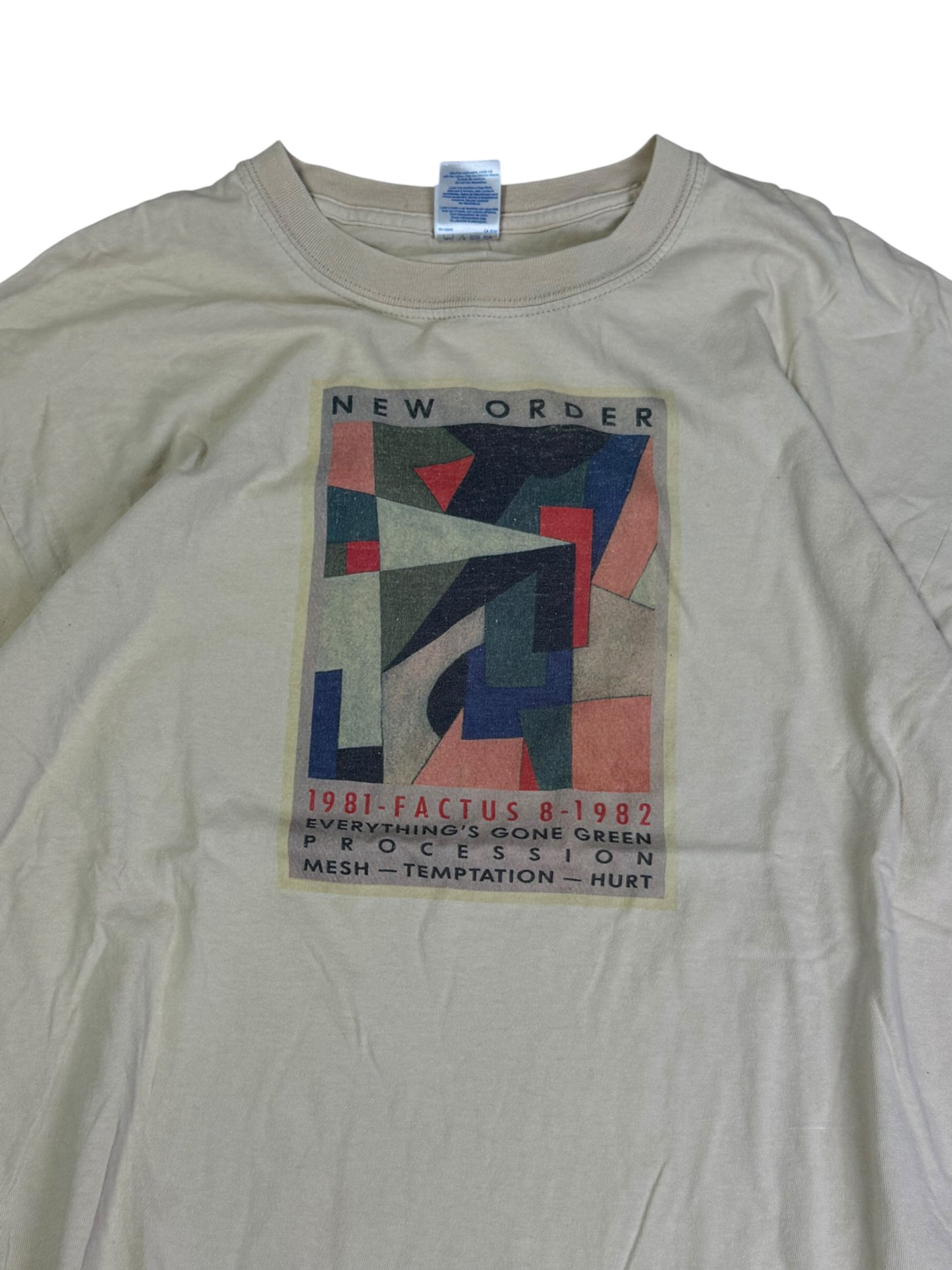 Vintage New Order "Everything Gone's Green" T-shirt